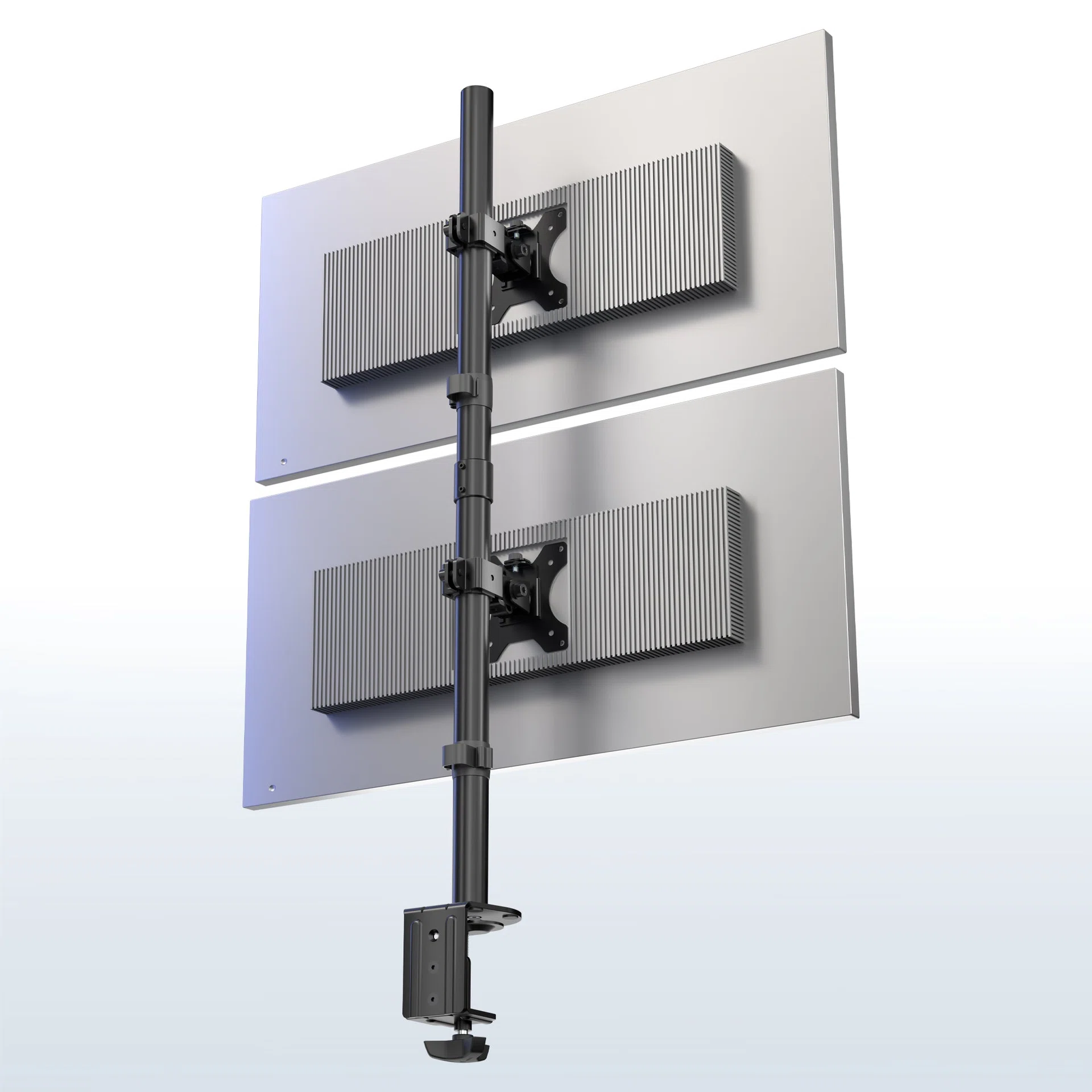 VIVO Dual Monitor Desk Mount - Up to 34" Screens — Black — Product view