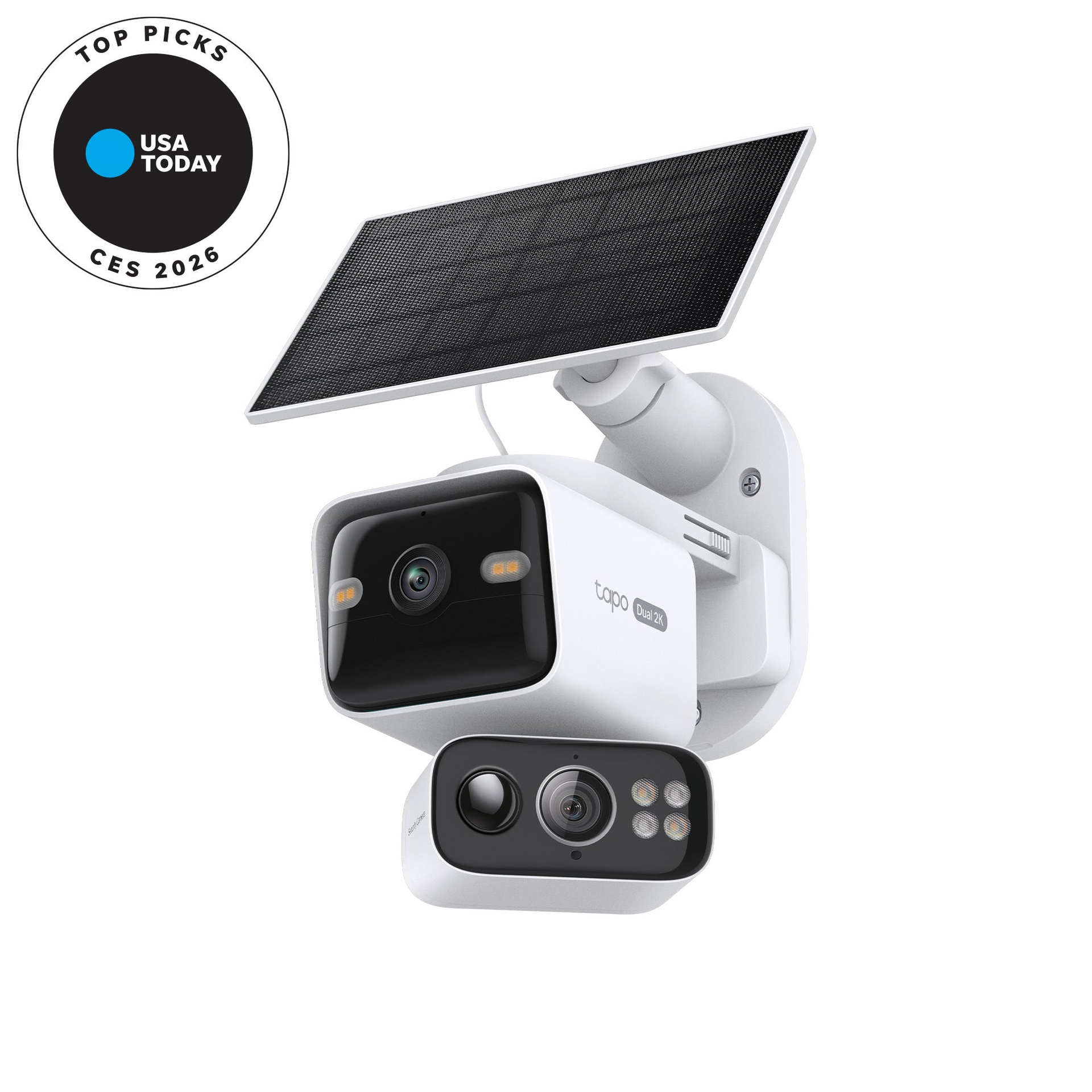 TP-Link Tapo C645D Kit 2K Dual-Lens Solar Pan/Tilt Security Camera Kit — Product view