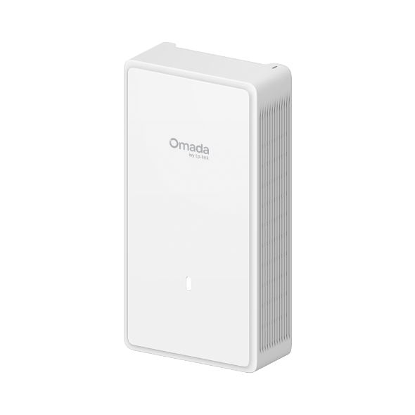Omada BE11000 Tri-Band Wall Plate Wi-Fi 7 Access Point w/ Paintable Cover, EAP775-Wall