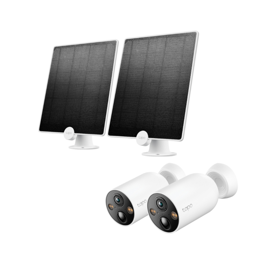 TP-Link Sun-Powered 2K Bundle – 2K Battery-Powered Camera with Magnetic Base & Solar Panel 2 Kits — Product view