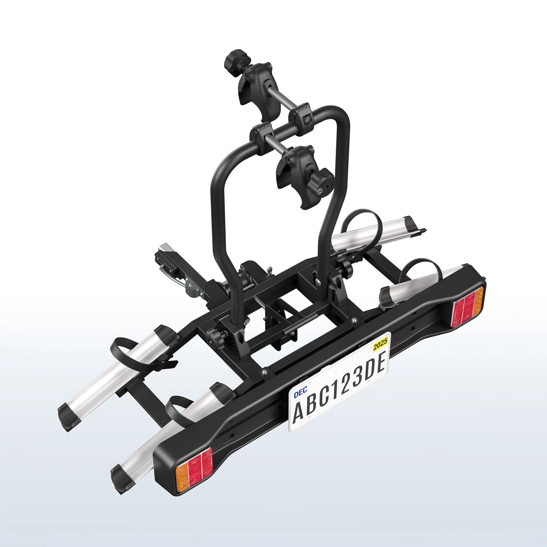 Life Finds by VIVO Hitch Bike Rack with Taillights and License Plate Holder
