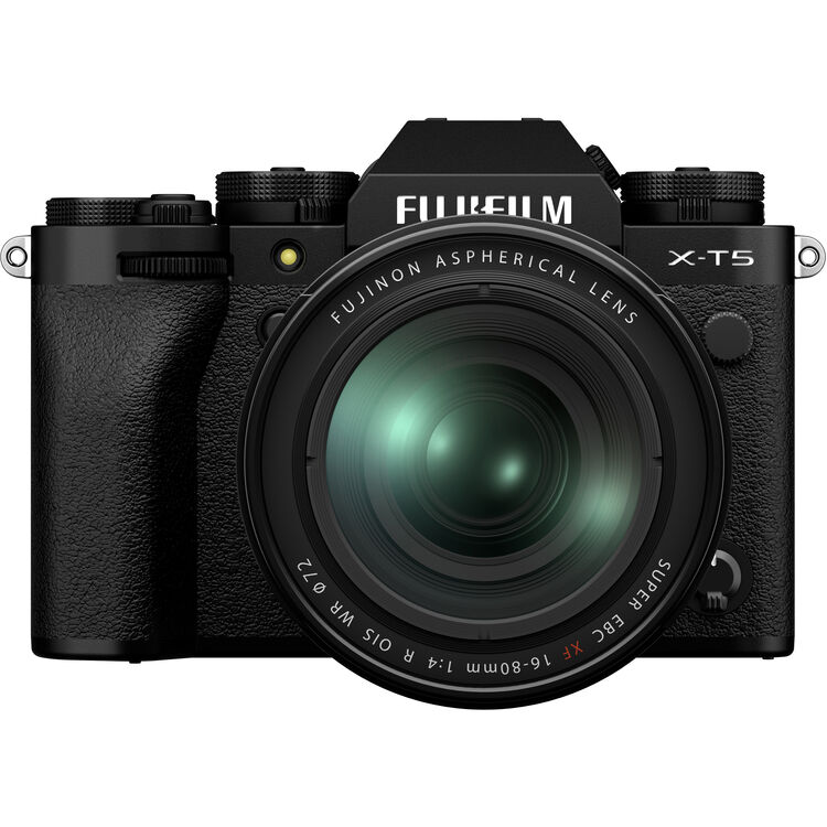 X-T5 Mirrorless Camera with 16-80mm f/4 Lens (Black)
