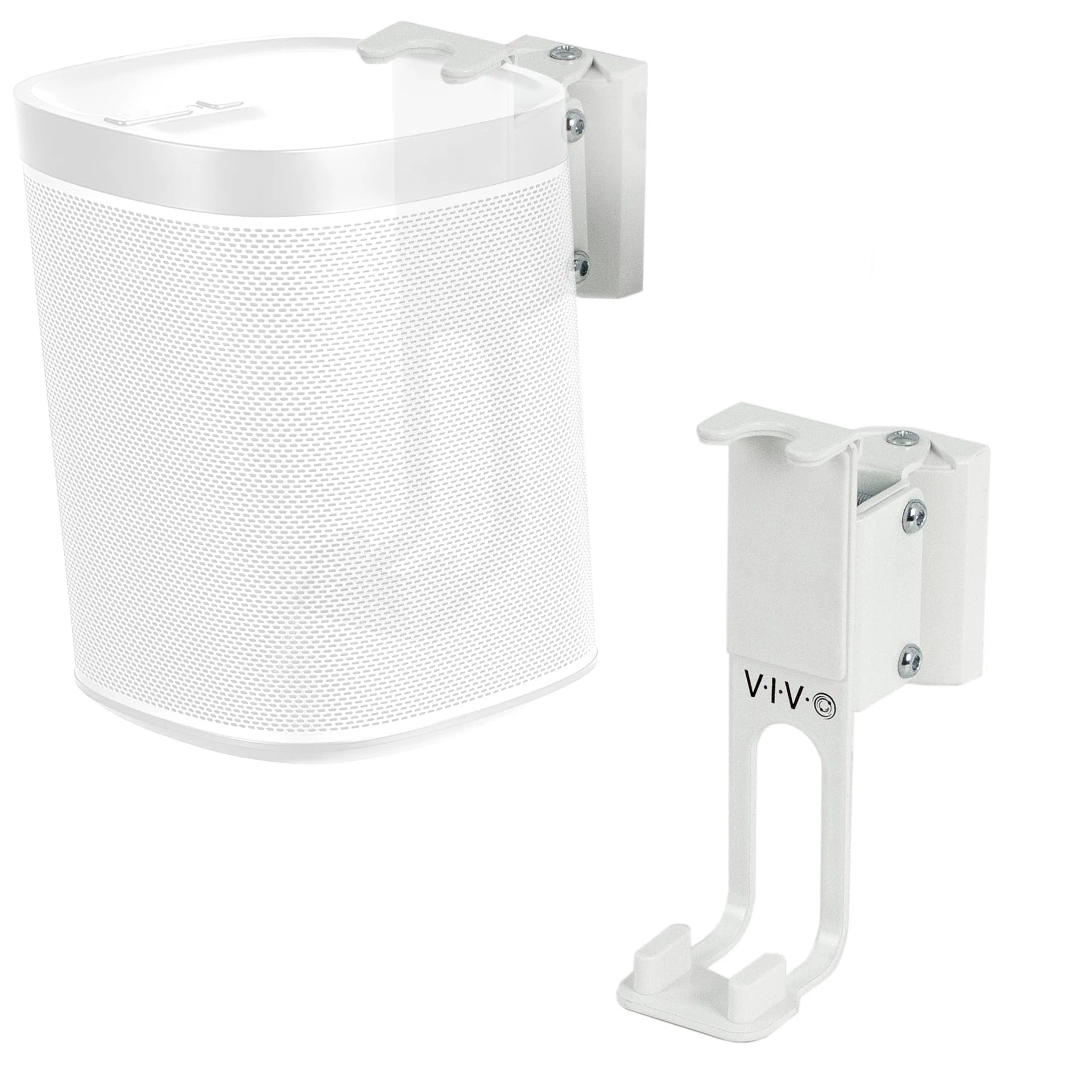 Dual Wall Mount Designed for Sonos One, SL, and Play:1
