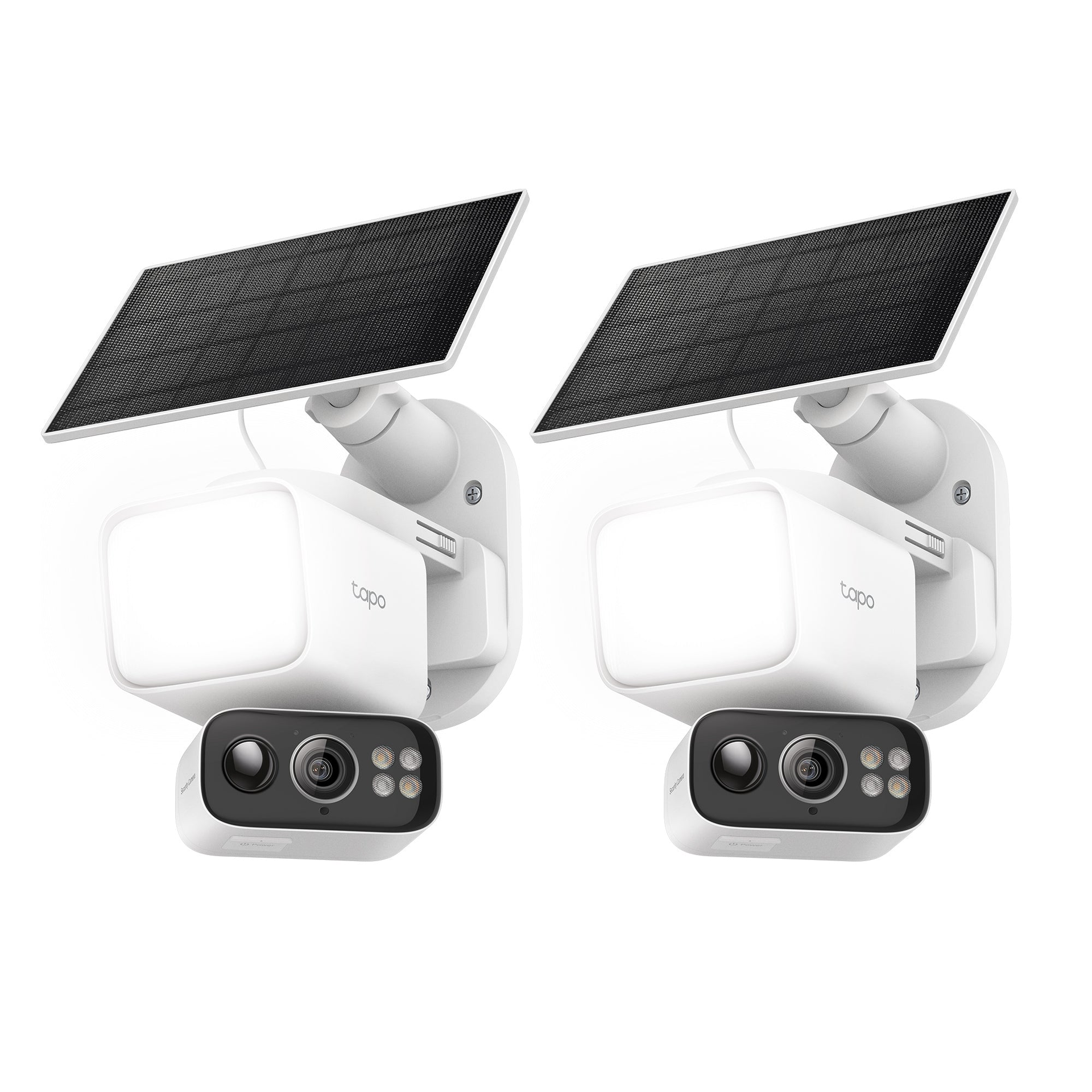 TP-Link 2K Floodlight Solar 360° Pan/Tilt Security Camera, Tapo C615F Kit 2-Pack — Product view