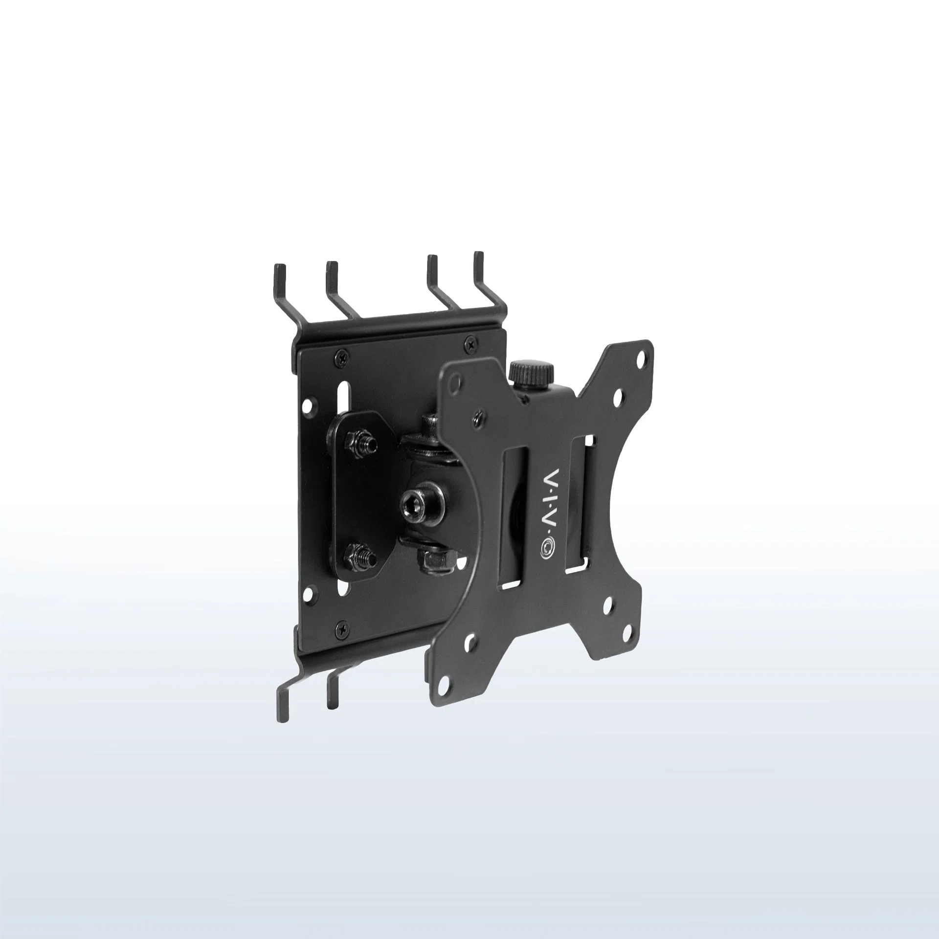 Single Monitor Pegboard Panel Mount - Up to 32" Screens