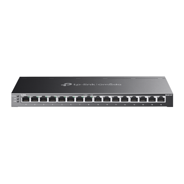 Omada  16-Port Gigabit Smart PoE Switch with 8x PoE+, SG2016P