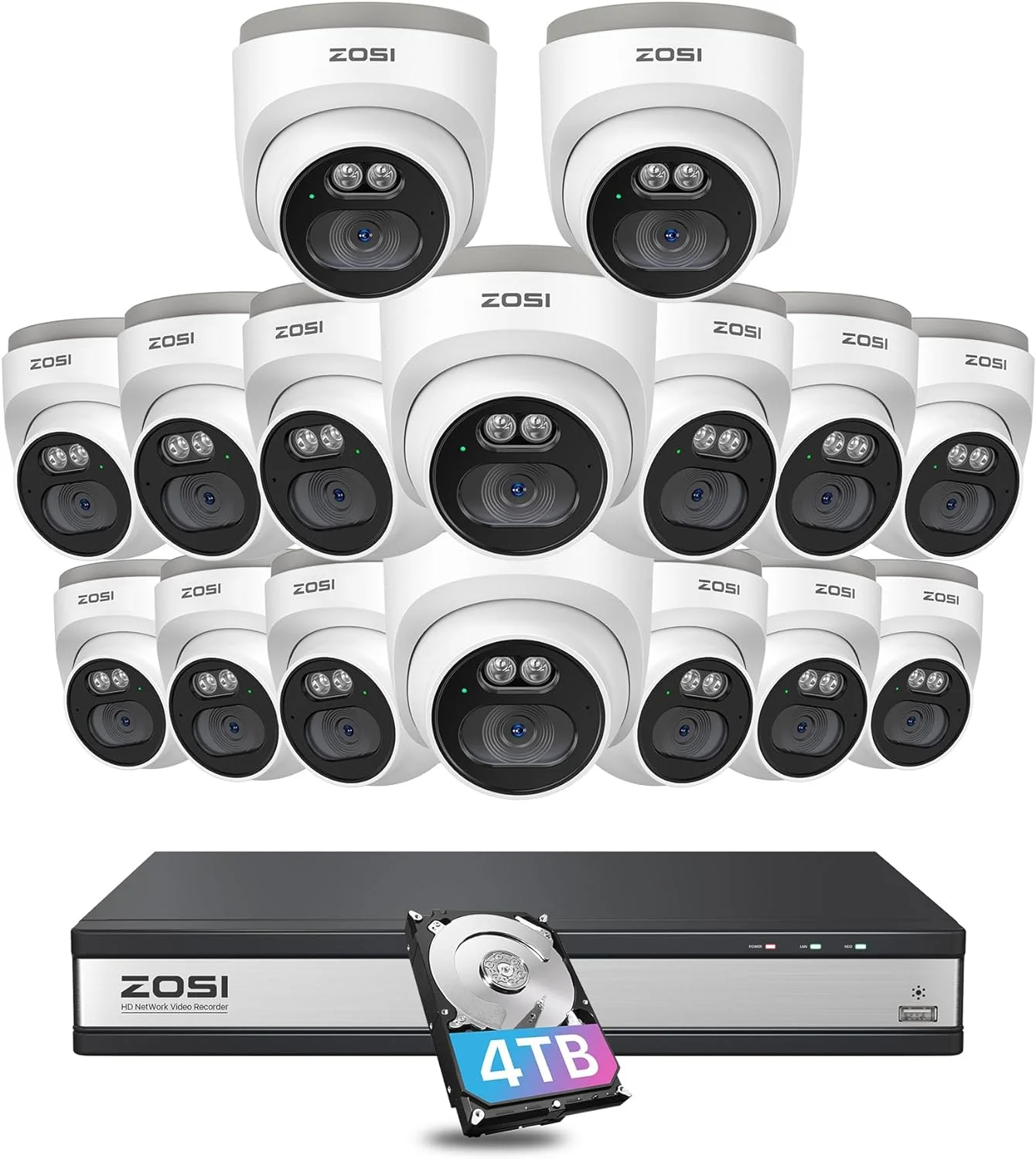 Security systems product — 168K4-2204W16-US