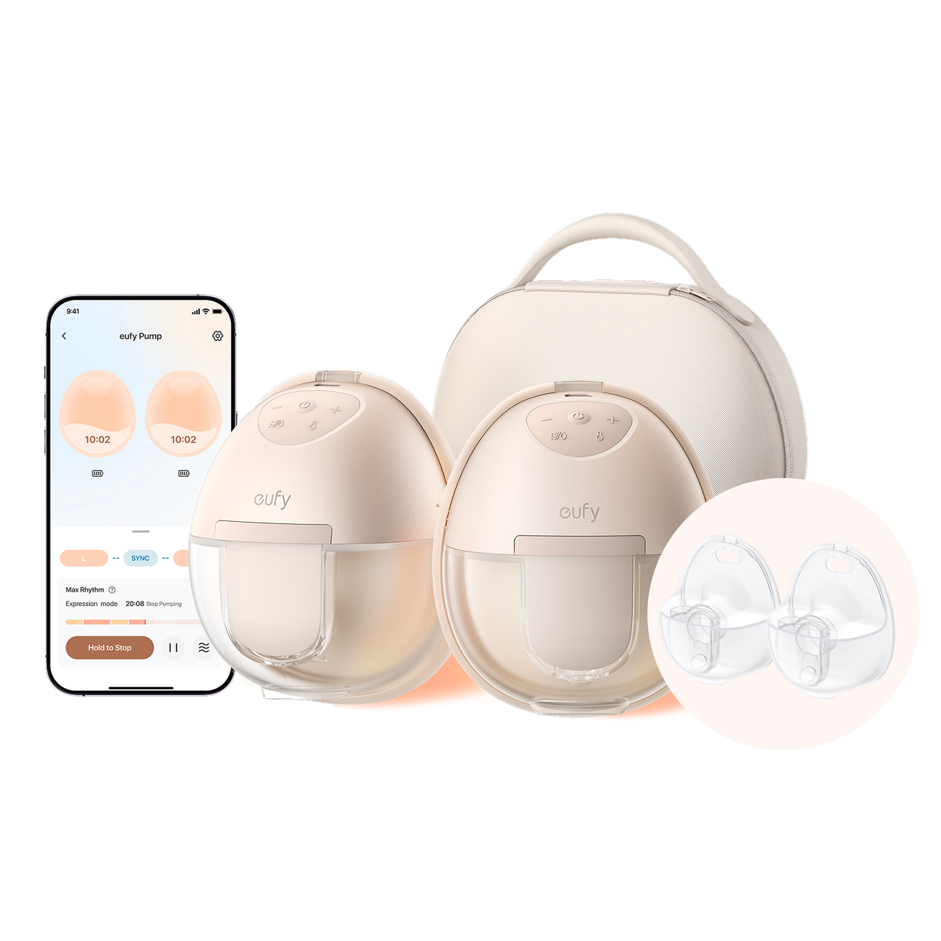 eufy Breast Pump S1 Pro + Milk Container (2-Pack)