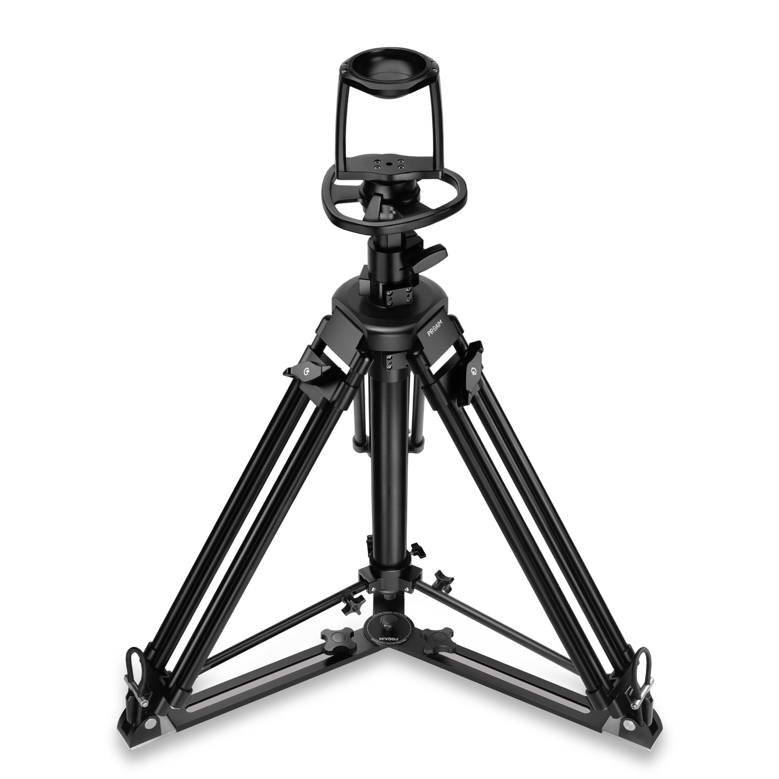 5.6ft Air-Controlled Pedestal Stand with 100mm Bowl Camera Mount & Ground Spreader
