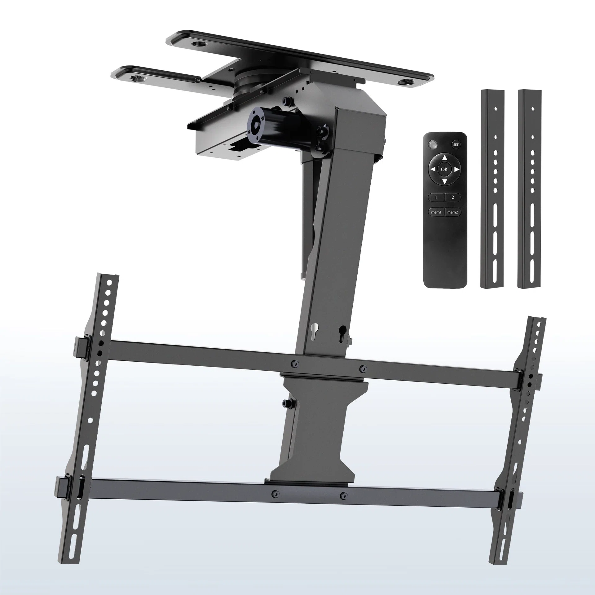 Electric Flip Down / Swivel Ceiling TV Mount - 37” to 86” Screens