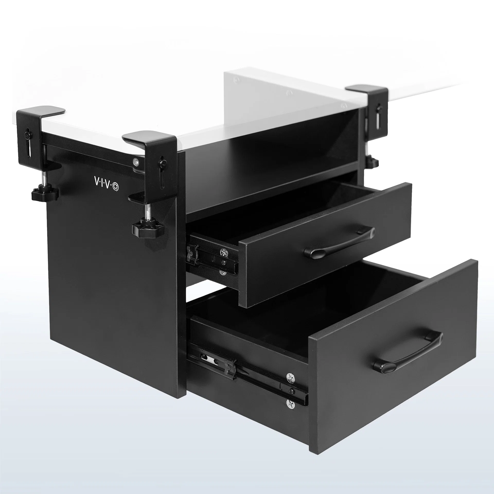 VIVO Corner Clamp-on Desk Drawer — Corner Clamp-on Desk Drawer — Product view