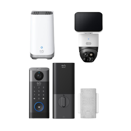 Eufy SoloCam S340 + Video Smart Lock S330 + HomeBase™ S380