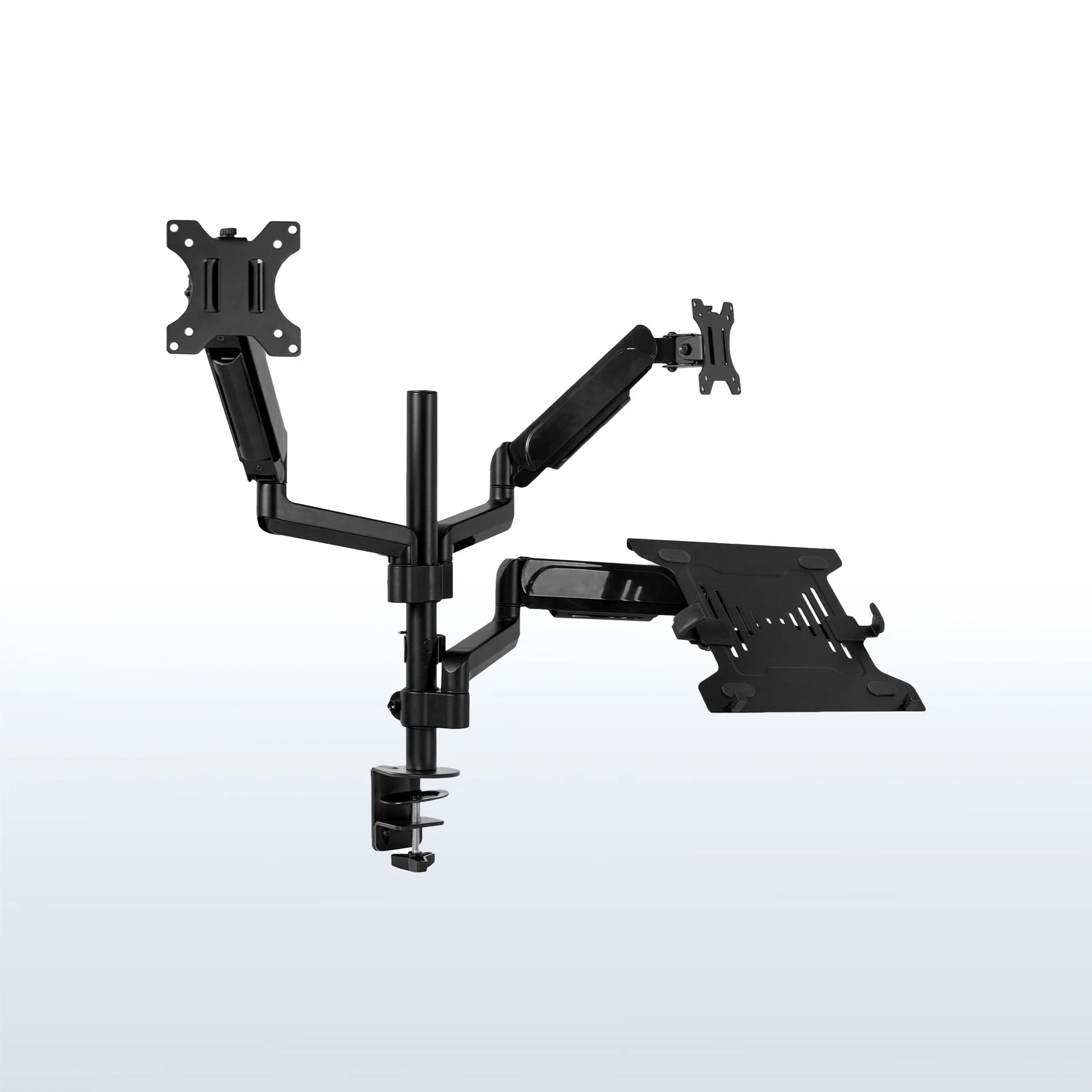 VIVO Pneumatic Arm Dual Monitor and Laptop Desk Mount - 17" to 32" Screens — Pneumatic Arm Dual Monitor and Laptop Desk Mount - 17" to 32" Screens — Product view