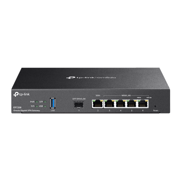 Omada Gigabit VPN Gateway, Supports Load Balance, ER7206