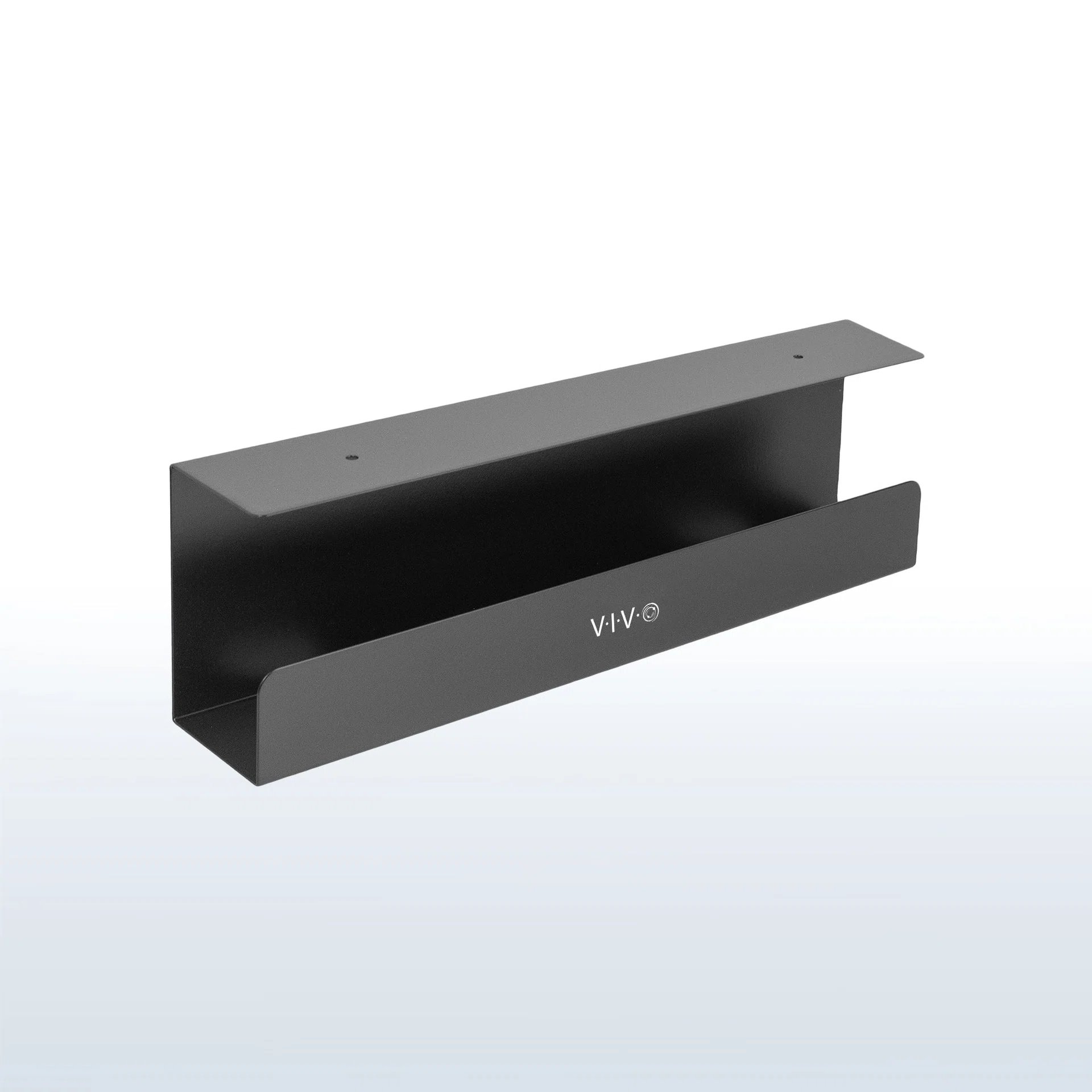 VIVO Under Desk Cable Management Trays — 1 Black — Product view