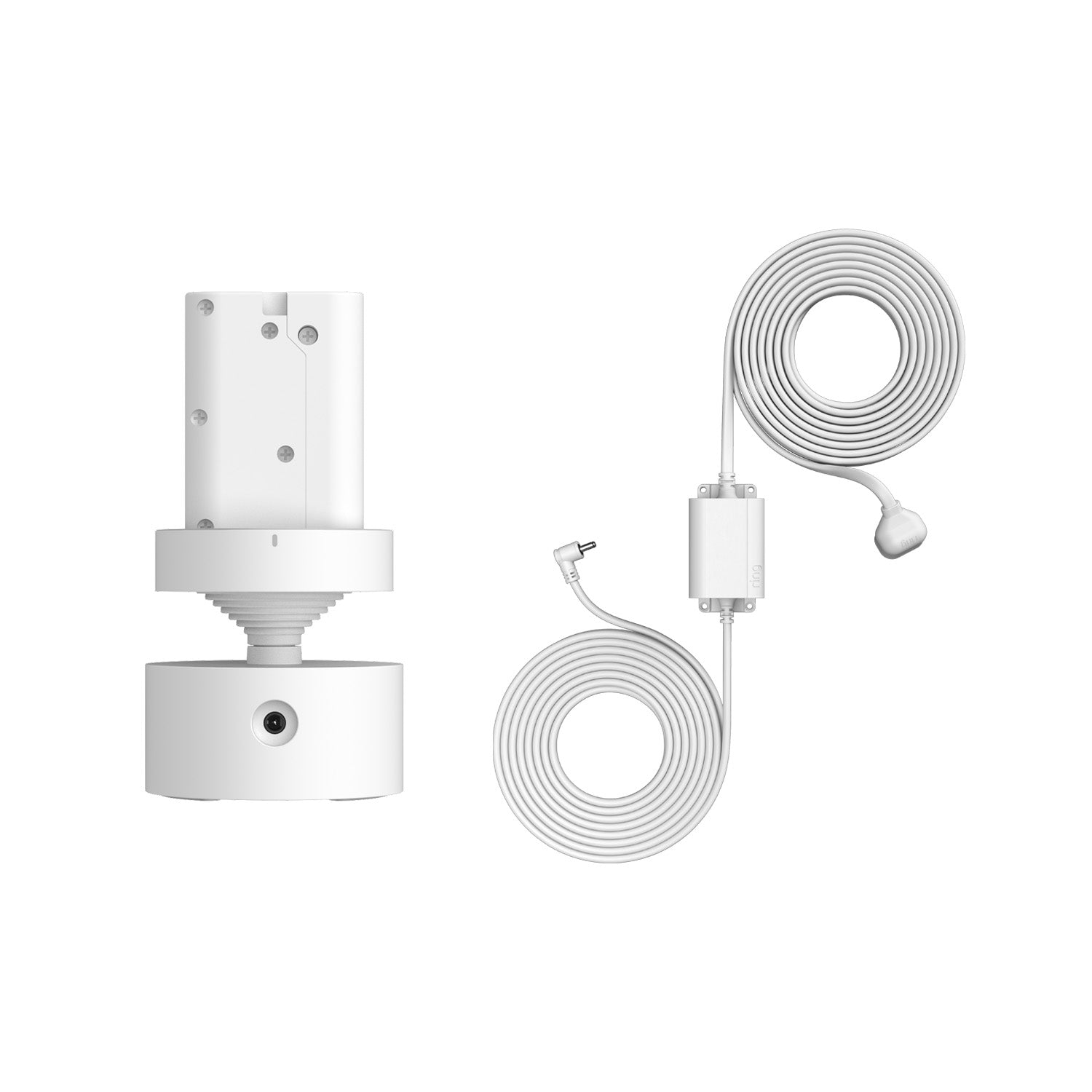 Pan-Tilt Mount with Indoor/Outdoor Power Adapter