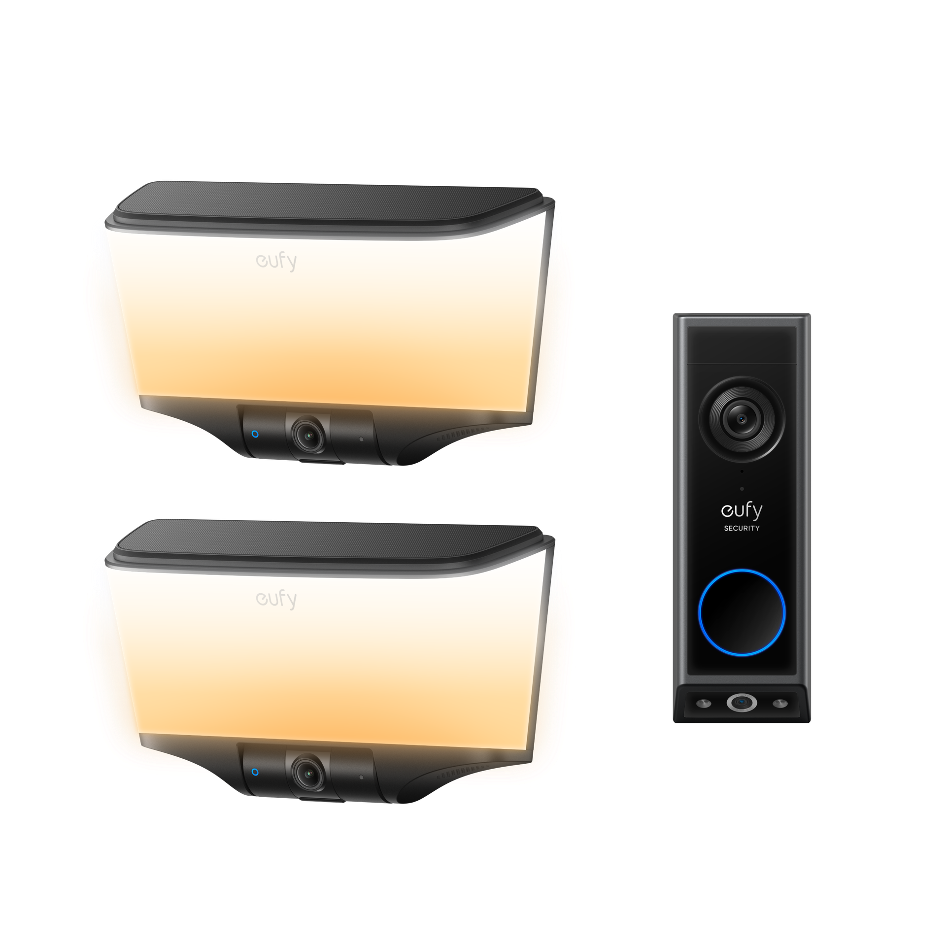 eufy Wall Light Cam S4（2 pack）+ Video Doorbell E340