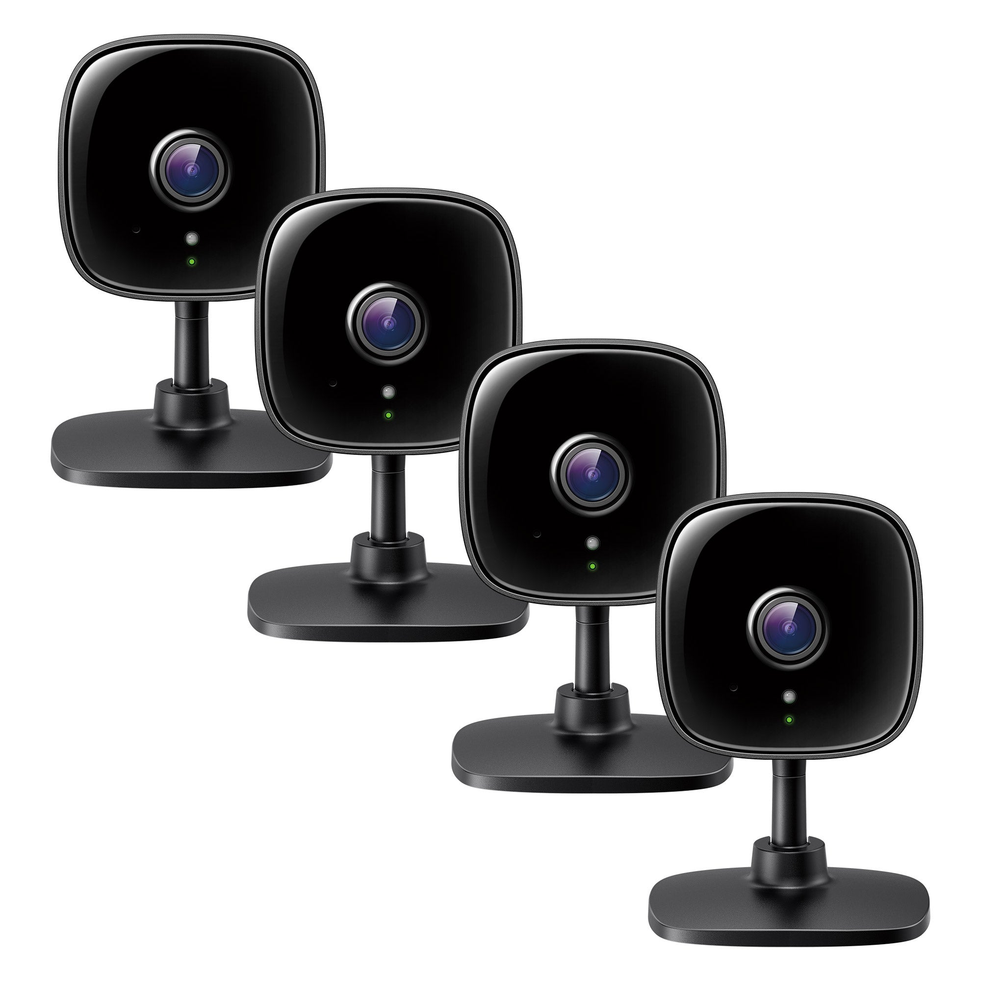 TP-Link 4-Pack 2K Indoor Security Camera Black Tapo C111 P4 — Product view