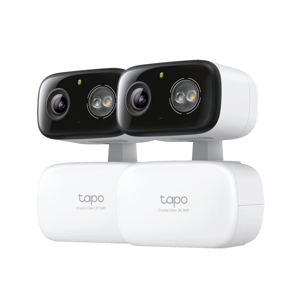 TP-Link 2K Pan/Tilt Indoor/Outdoor Security Camera, Tapo C216 2-Pack — Product view