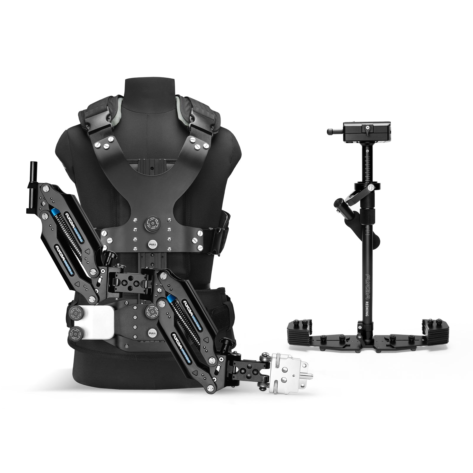 Vista-II Arm & Vest with Redking Video Camera Stabilizer