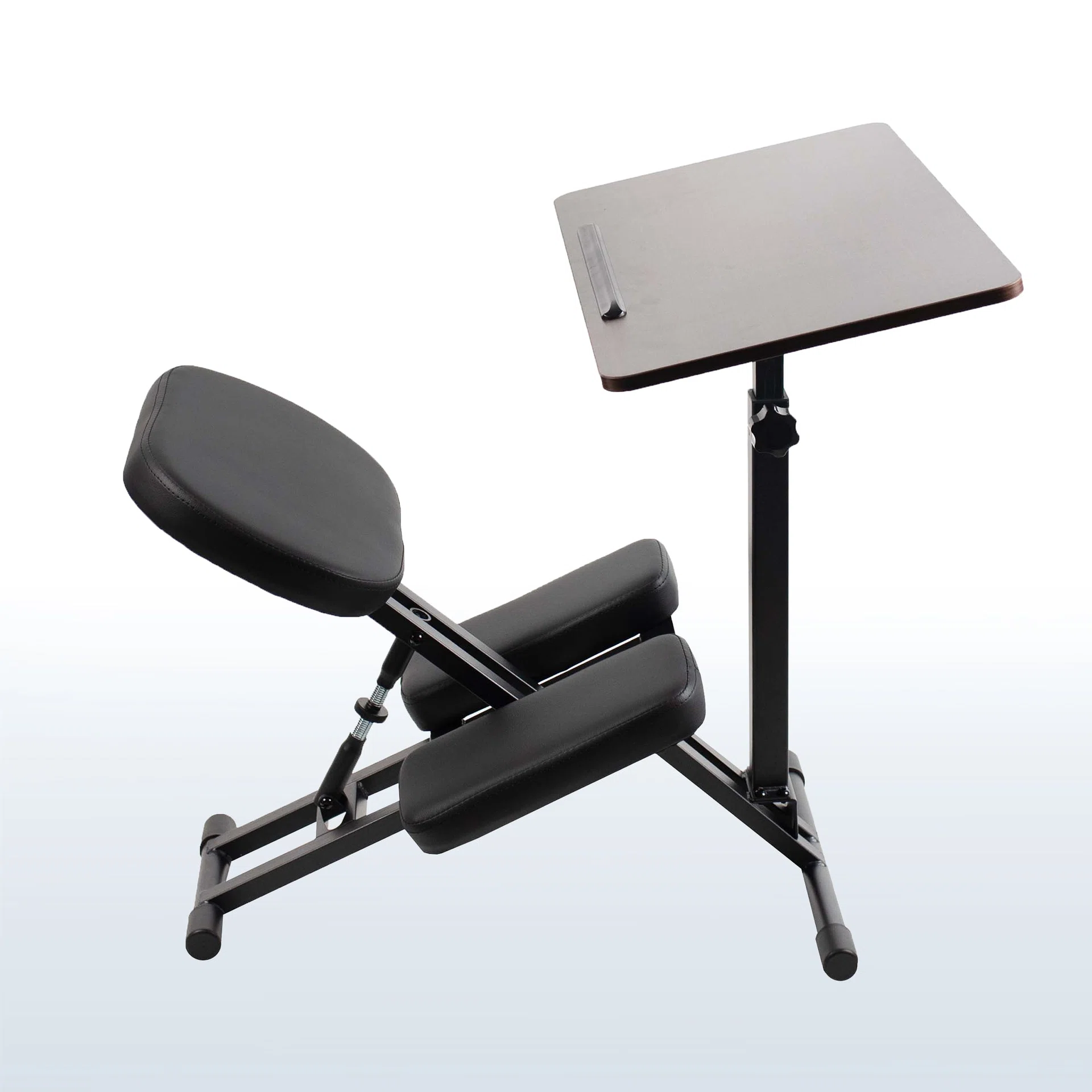 Black / Dark Wood Kids' Kneeling Chair and Desk