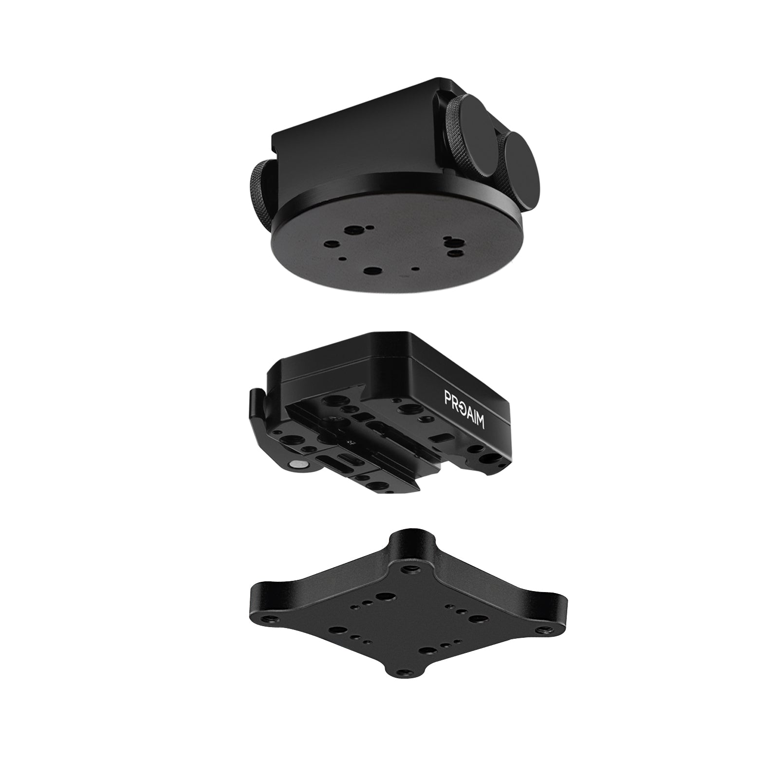 Quick Release 4TR Mount for DJI Ronin/M/MX Camera Gimbals & Pan Tilt Heads