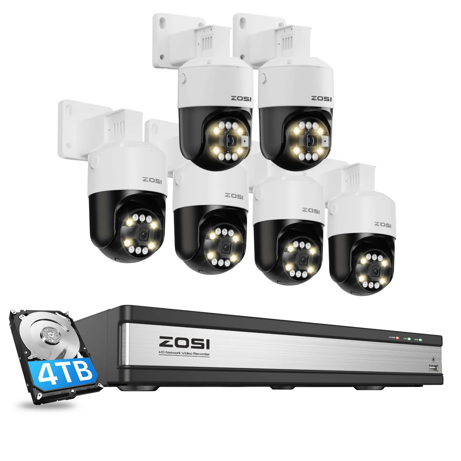 Security systems product — 168K4-2968W6-US+SP-XC-3004-W-5E