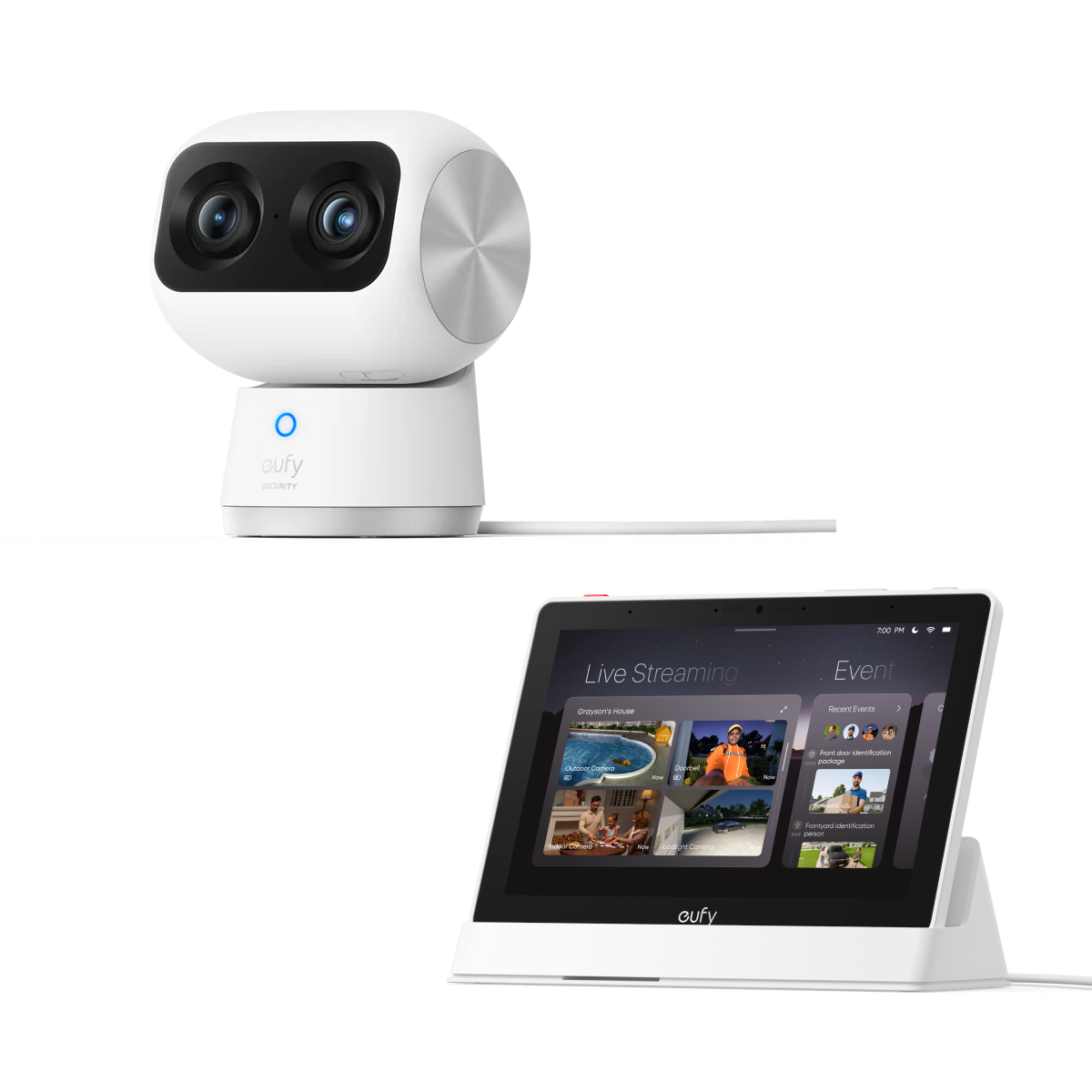 Indoor Cam S350+ eufy Smart Display E10: product detail 1