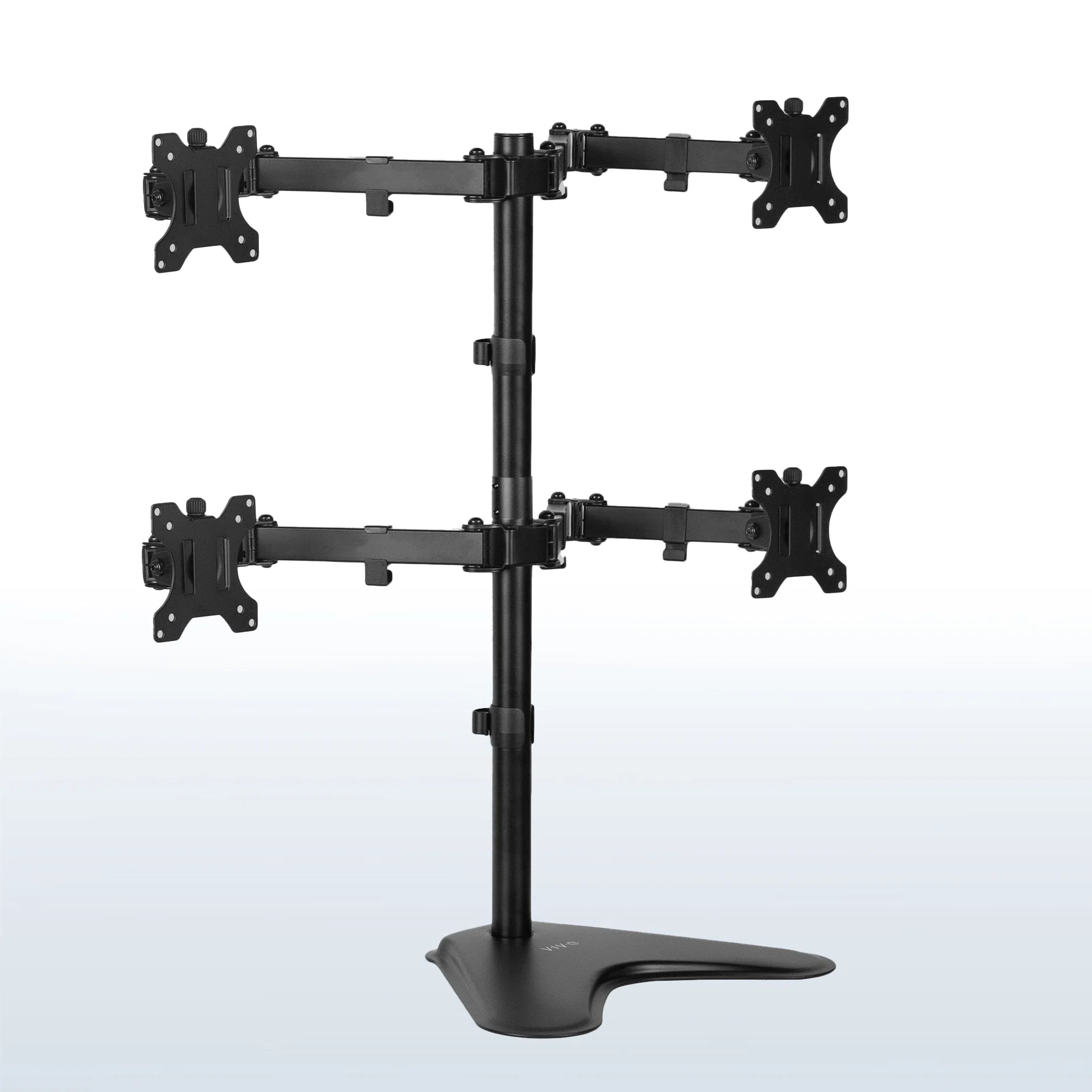 Quad Monitor Desk Stand - 13” to 30" Screens