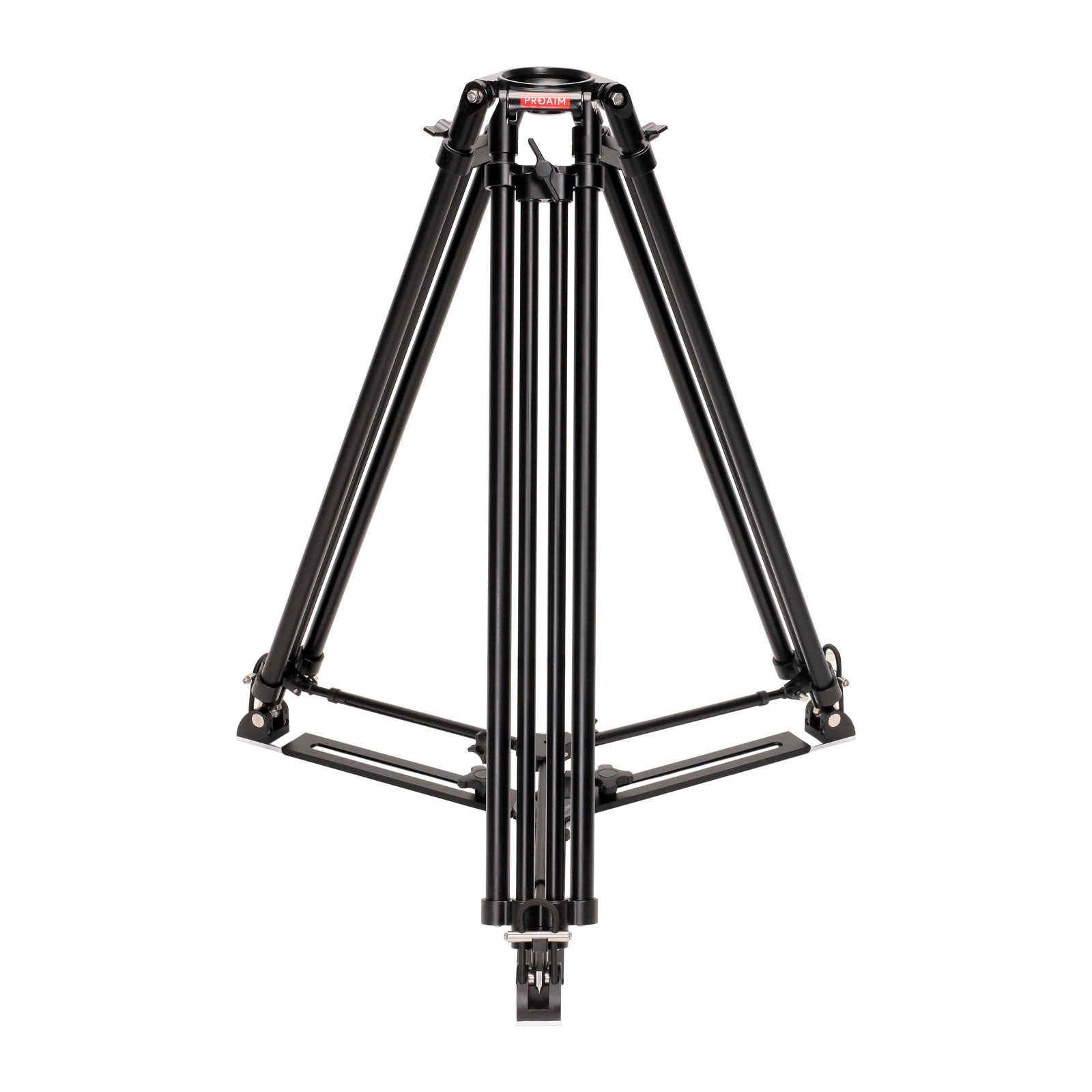 100mm Camera Tripod Stand with Aluminum Spreader | Payload - 120kg/265lb