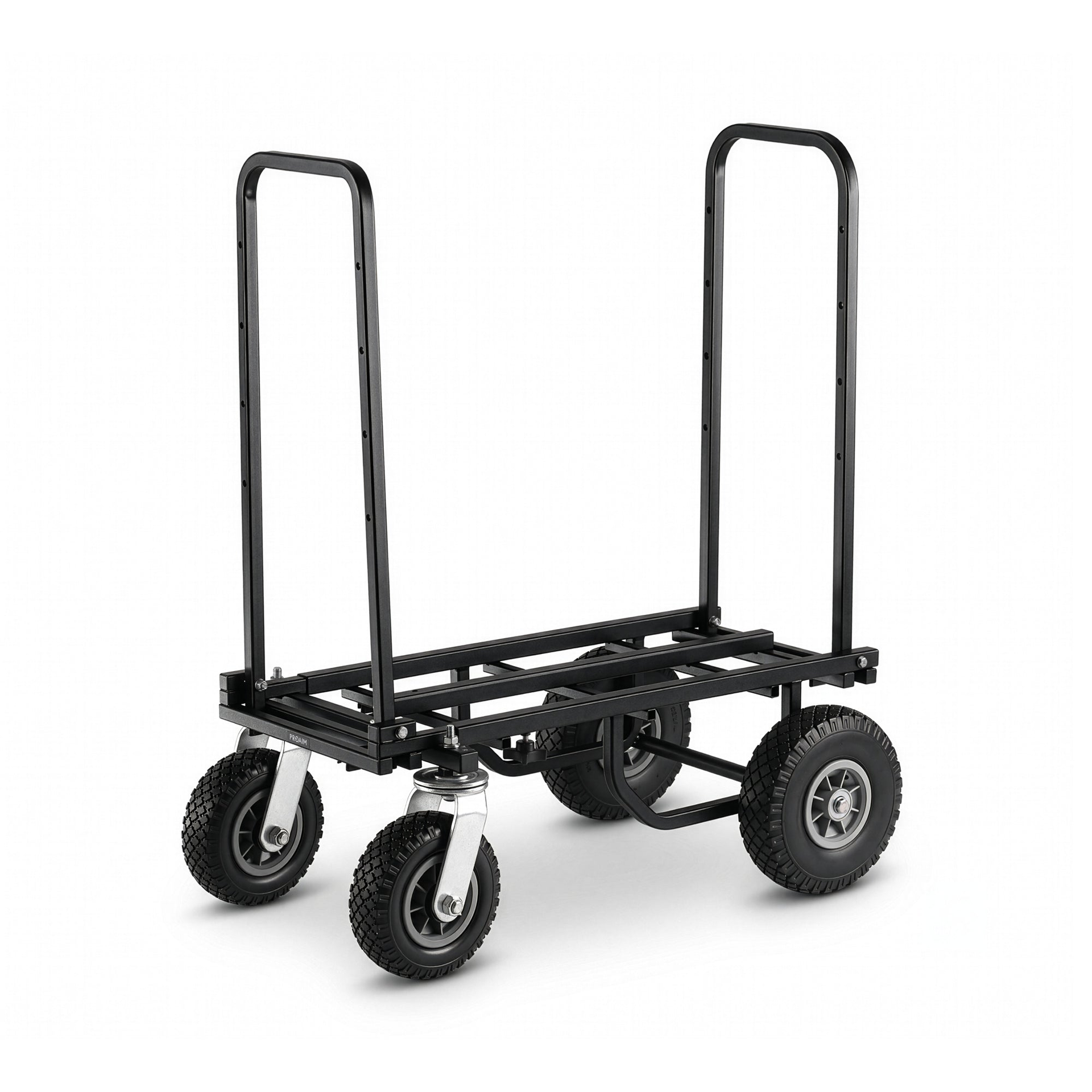Vanguard Foldable Utility Cart w Garden Wheels | Professional All-Terrain Equipment Cart