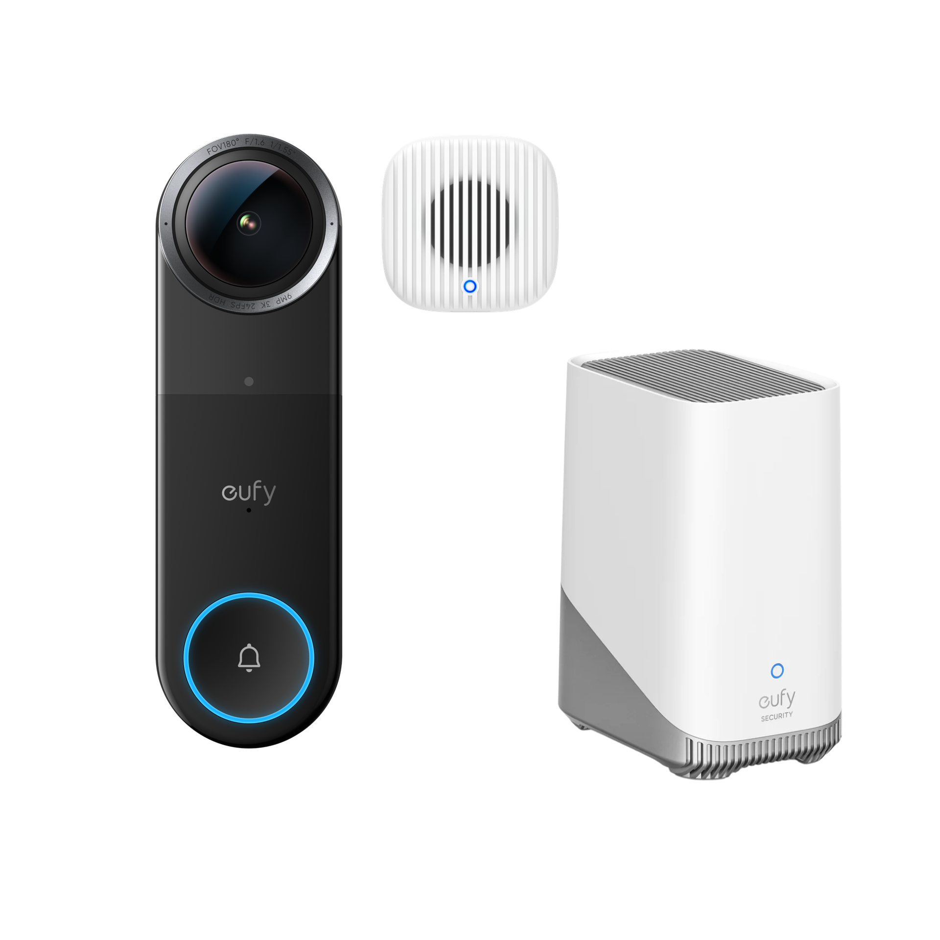 eufy Video Doorbell S4 with Chime 2 + HomeBase™ S380
