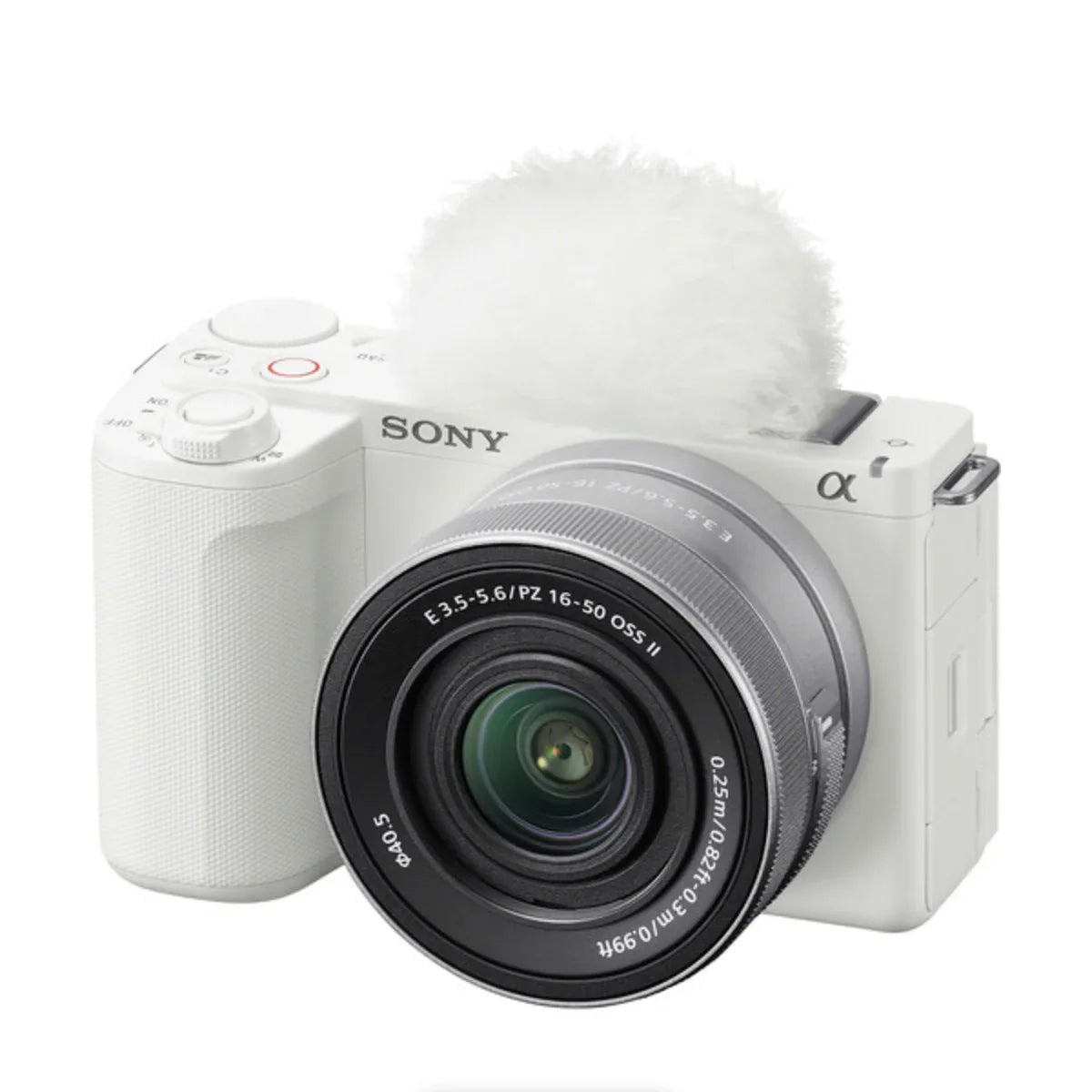 Sony ZV-E10 II Mirrorless Camera with E PZ 16-50mm Lens (White): image 1