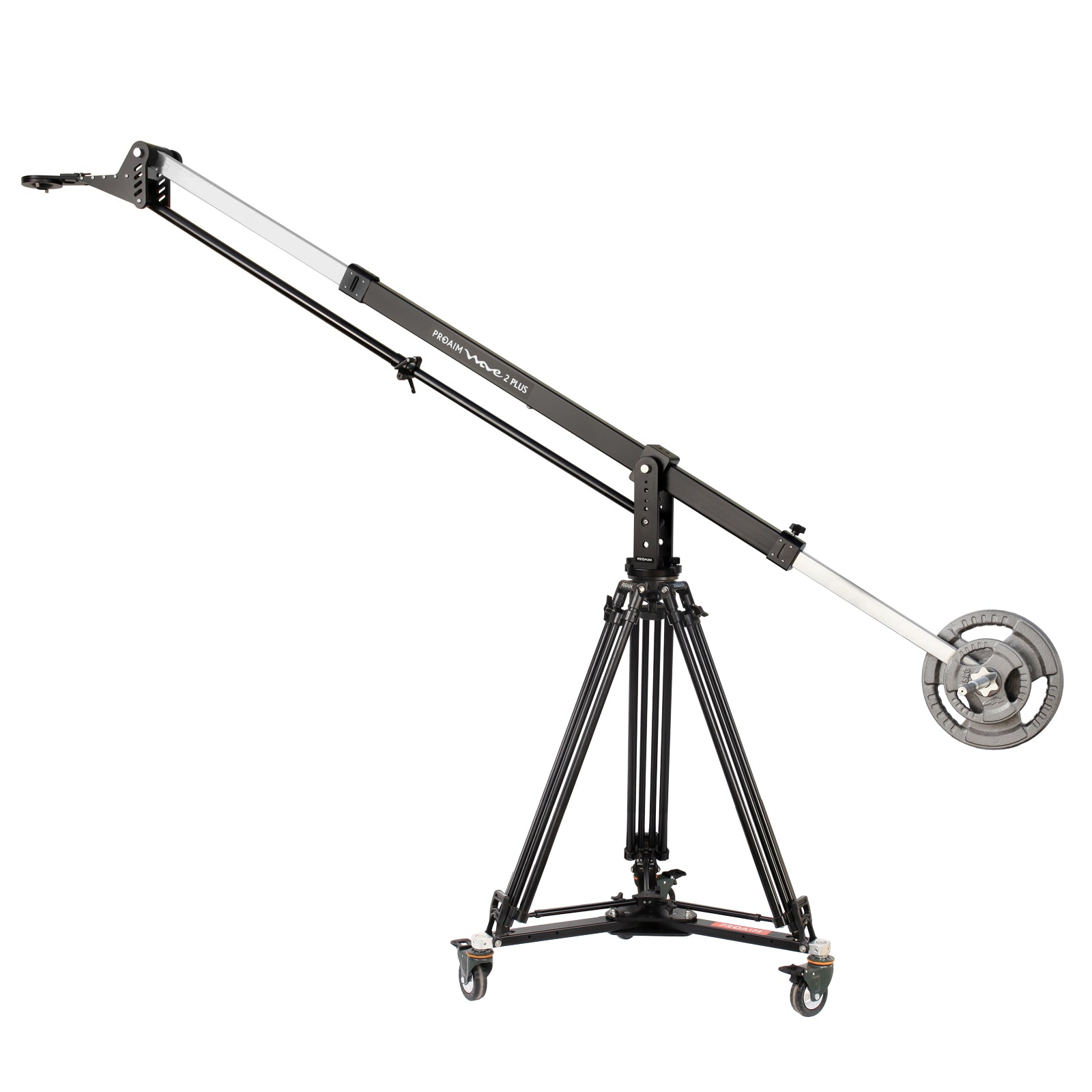 10' Wave-2 Jib Crane, Dolly Stand for Camera / Gimbals / Pan Tilt Heads