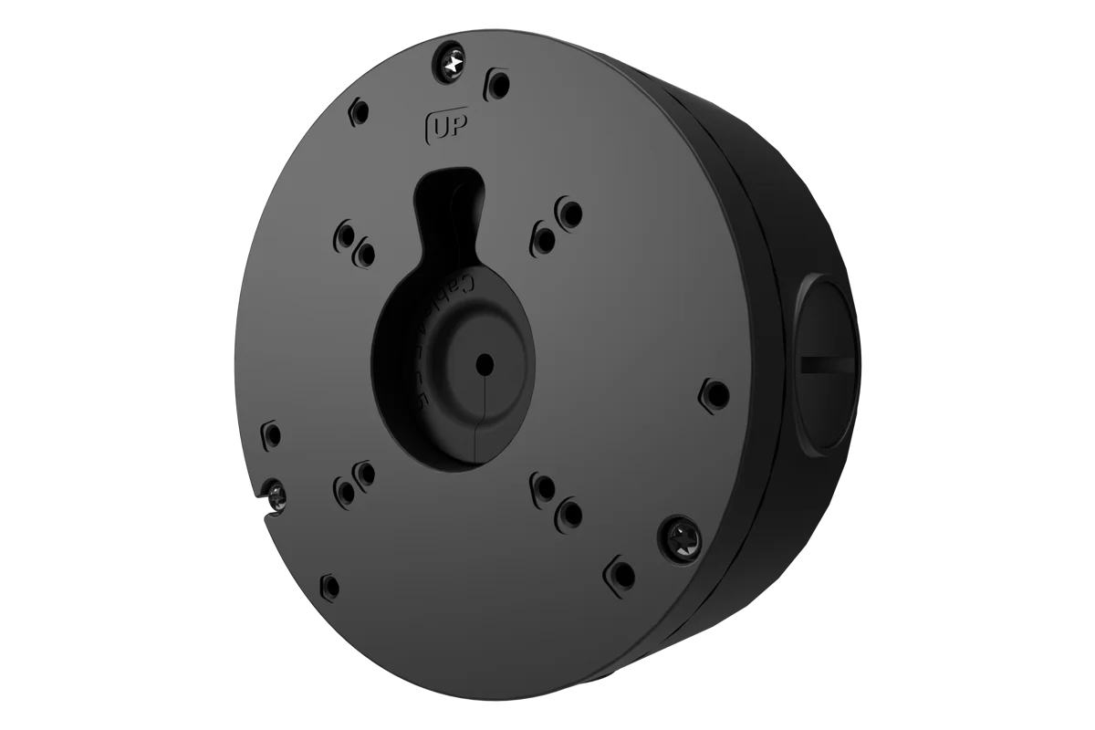 Round Junction Box for Fixed-Lens Cameras (Metal)