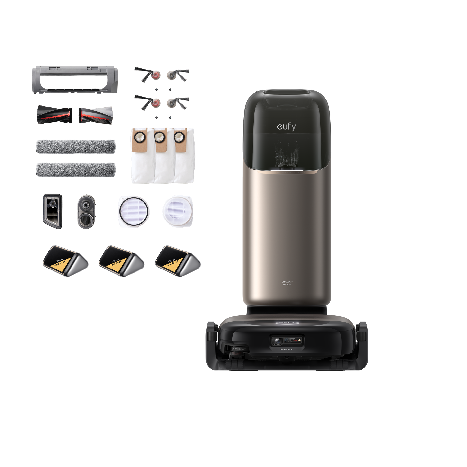 eufy Robot Vacuum Omni S2 + Accessory Kit & Fragrance Refill: product detail 1