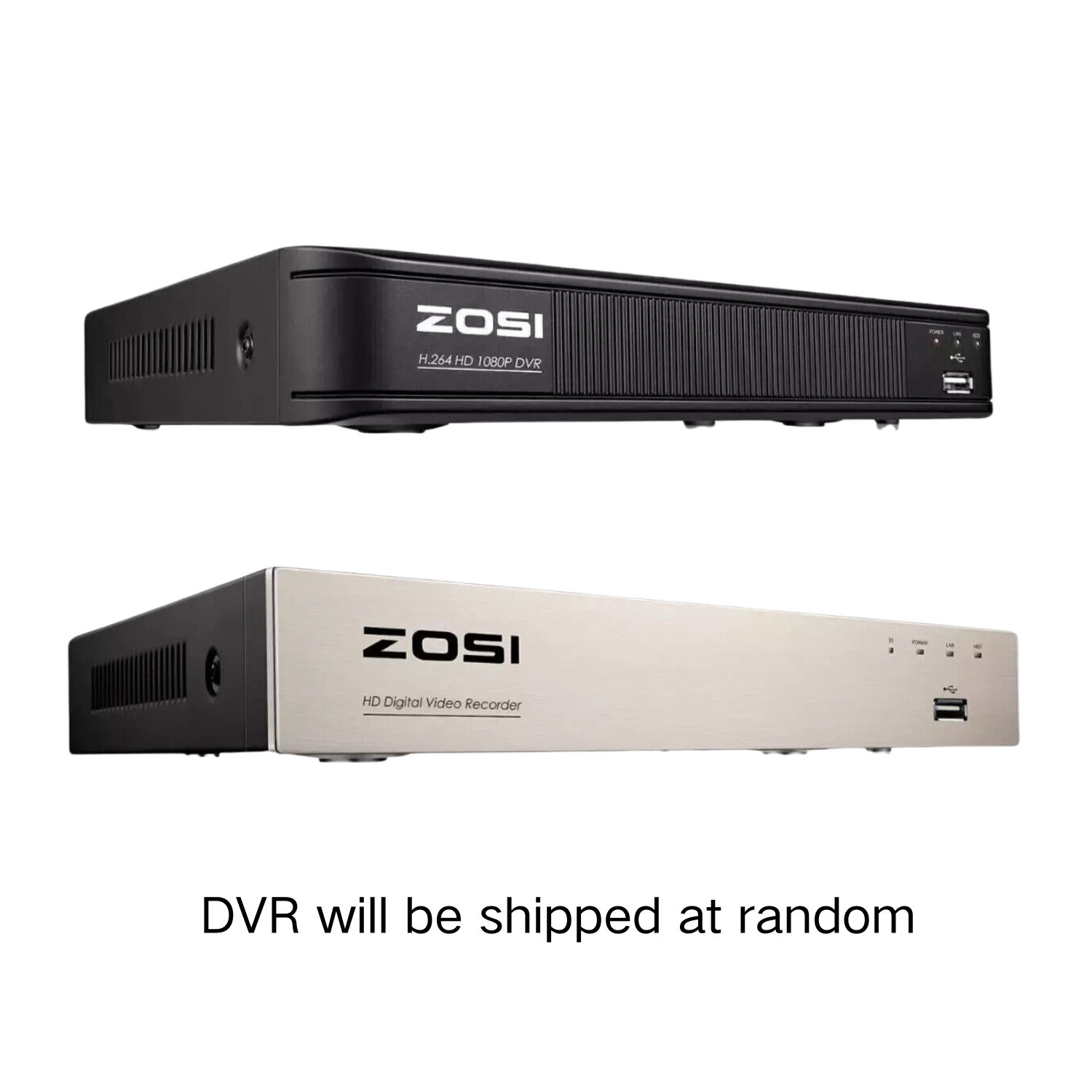 Included 8-channel analog DVR · manufacturer housing options — 8VNA-419B8S-05-US