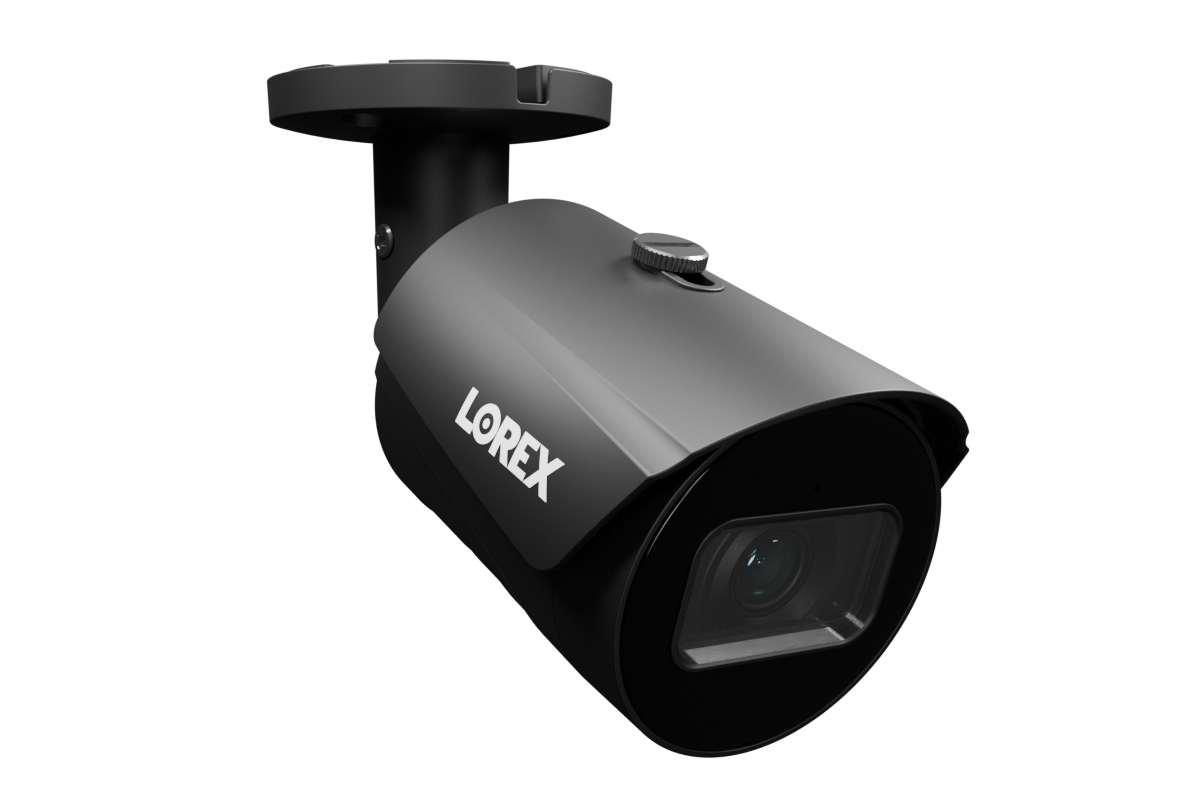 Lorex A4 4MP IP Wired Bullet Security Camera with Listen-In Audio and Smart Motion Detection Black · Original Black camera product view