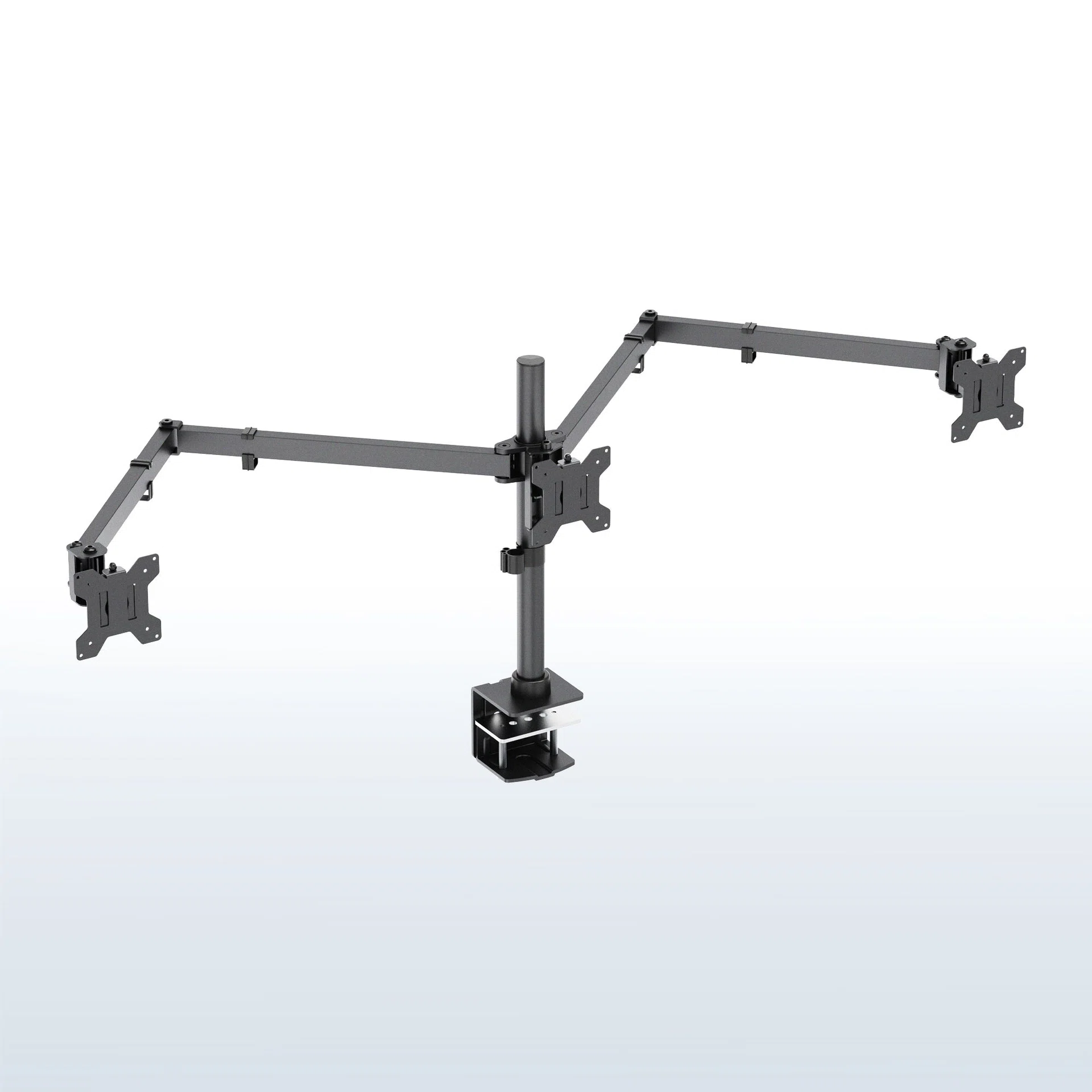 Triple Monitor Desk Mount - 23" to 32" Screens