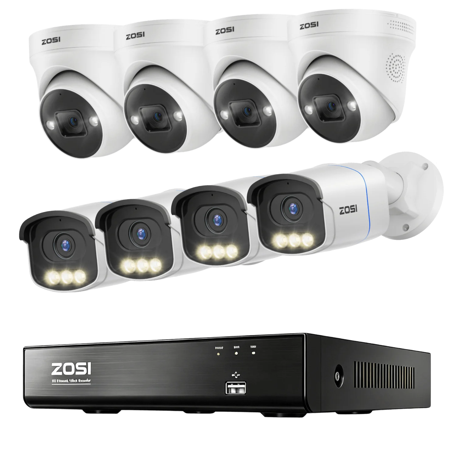 Security systems product — 88Q2-186D8W4+4PC-2258HW-C