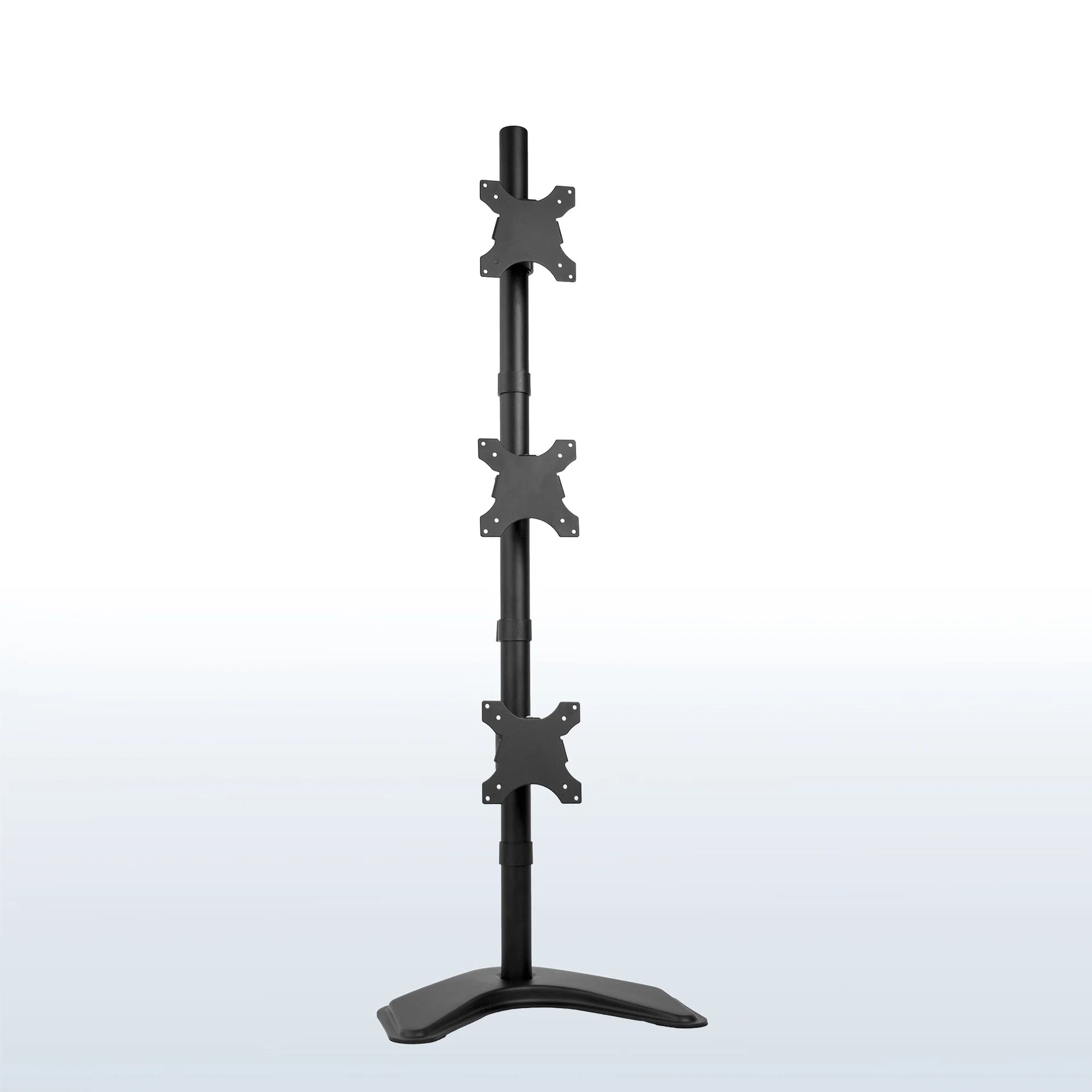 VIVO Vertical Triple Monitor Desk Stand - 13” to 27" Screens — Vertical Triple Monitor Desk Stand - 13” to 27" Screens — Product view