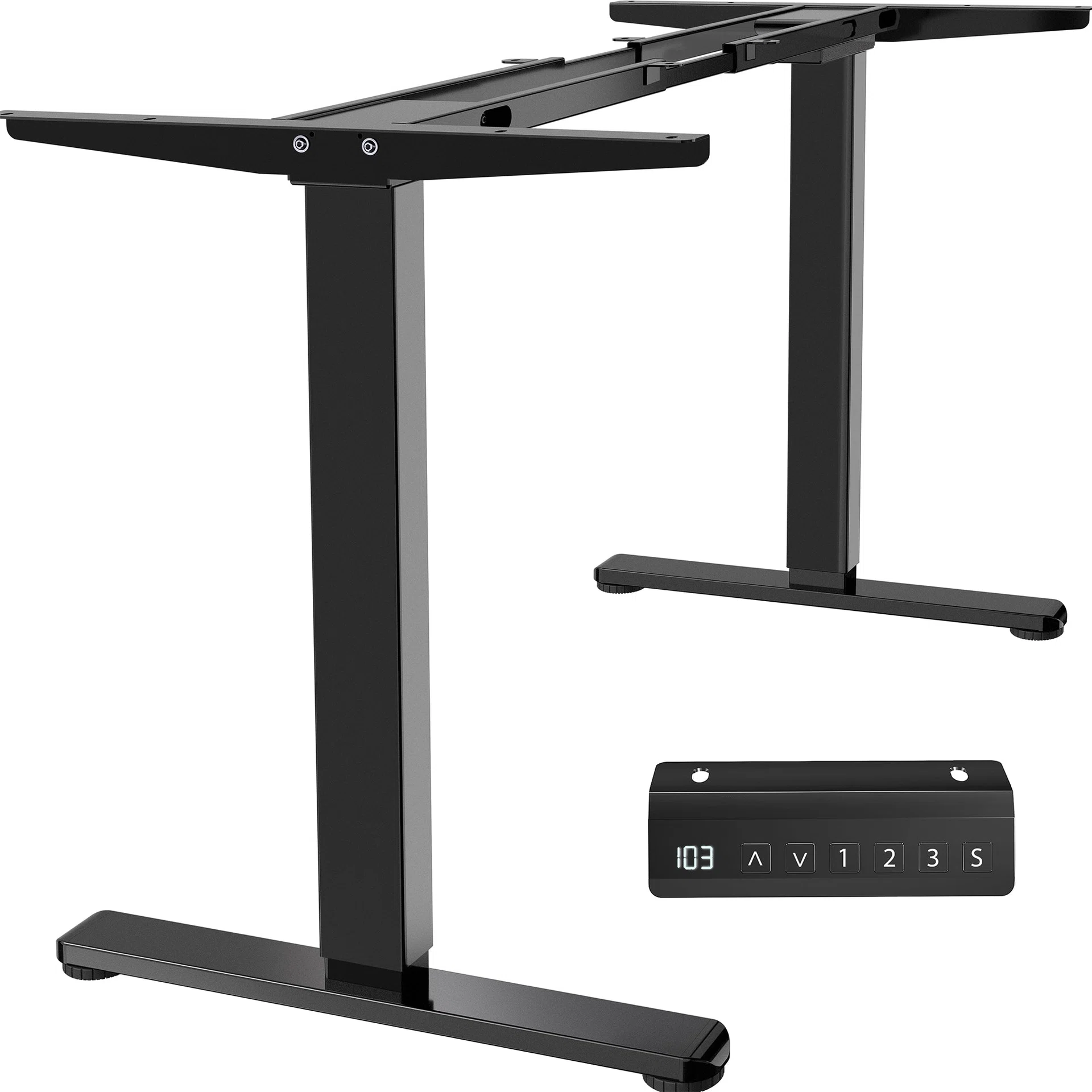 Electric Dual Motor Desk Frame with Memory Controller