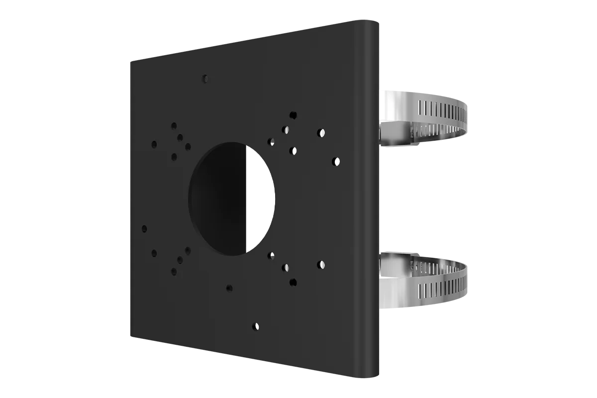 Pole Mount Bracket for Motorized Varifocal and Dual-Lens Cameras (Metal)