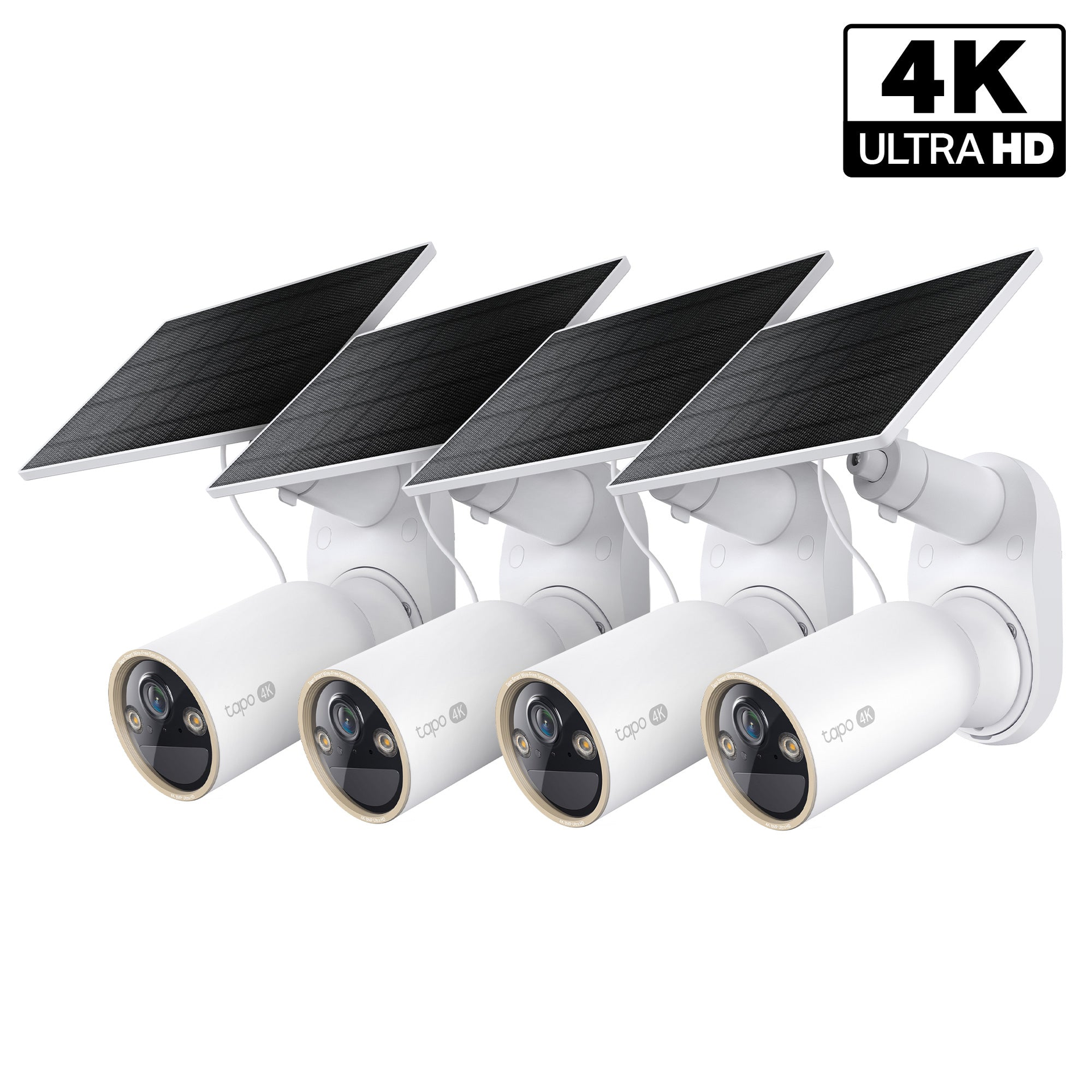 TP-Link MagCam 4K Solar Powered Ultra HD Outdoor Security Camera, Tapo C460 Kit 4-Pack — Product view