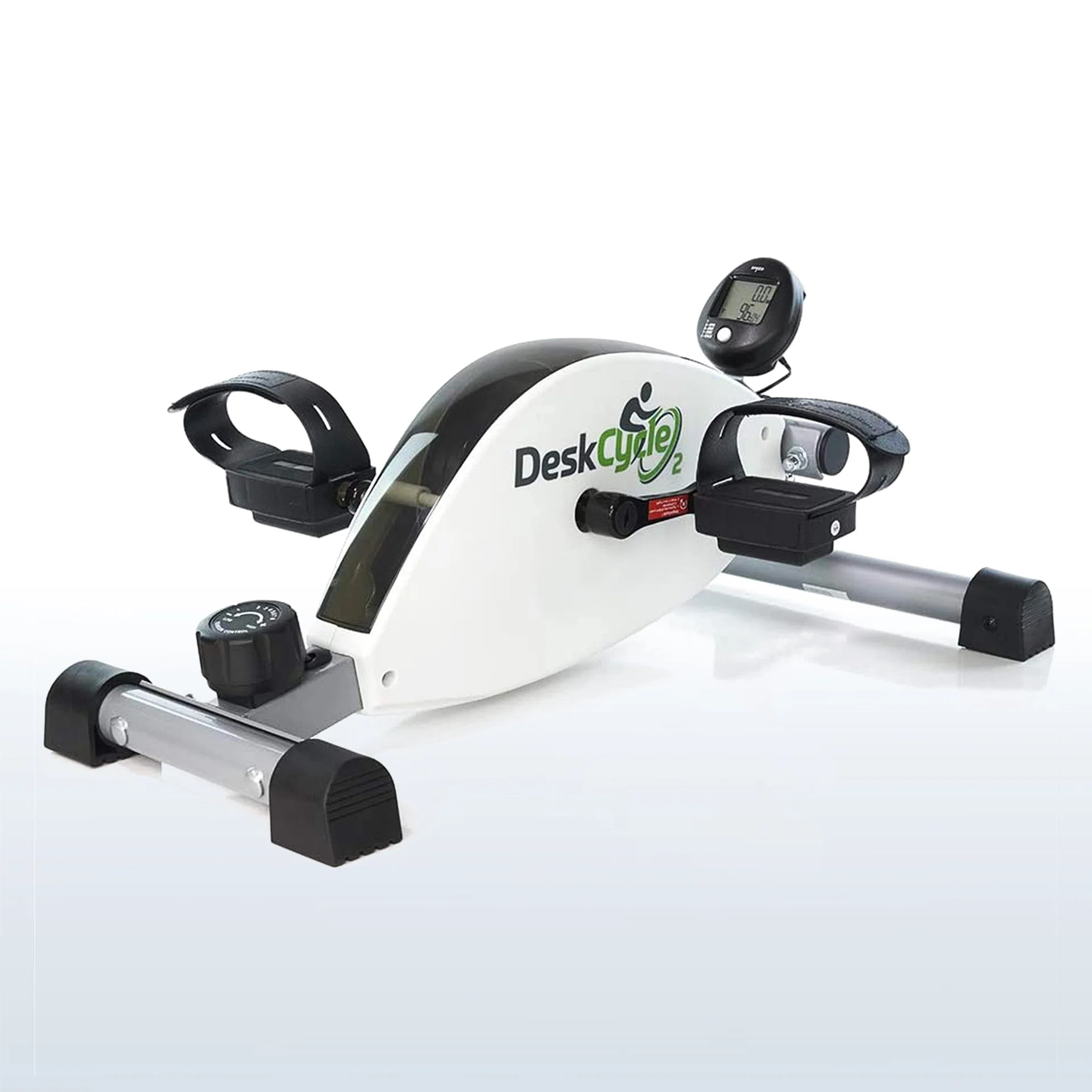 VIVO DeskCycle by VIVO Adjustable Under Desk Bike Pedal Exerciser — White — Product view
