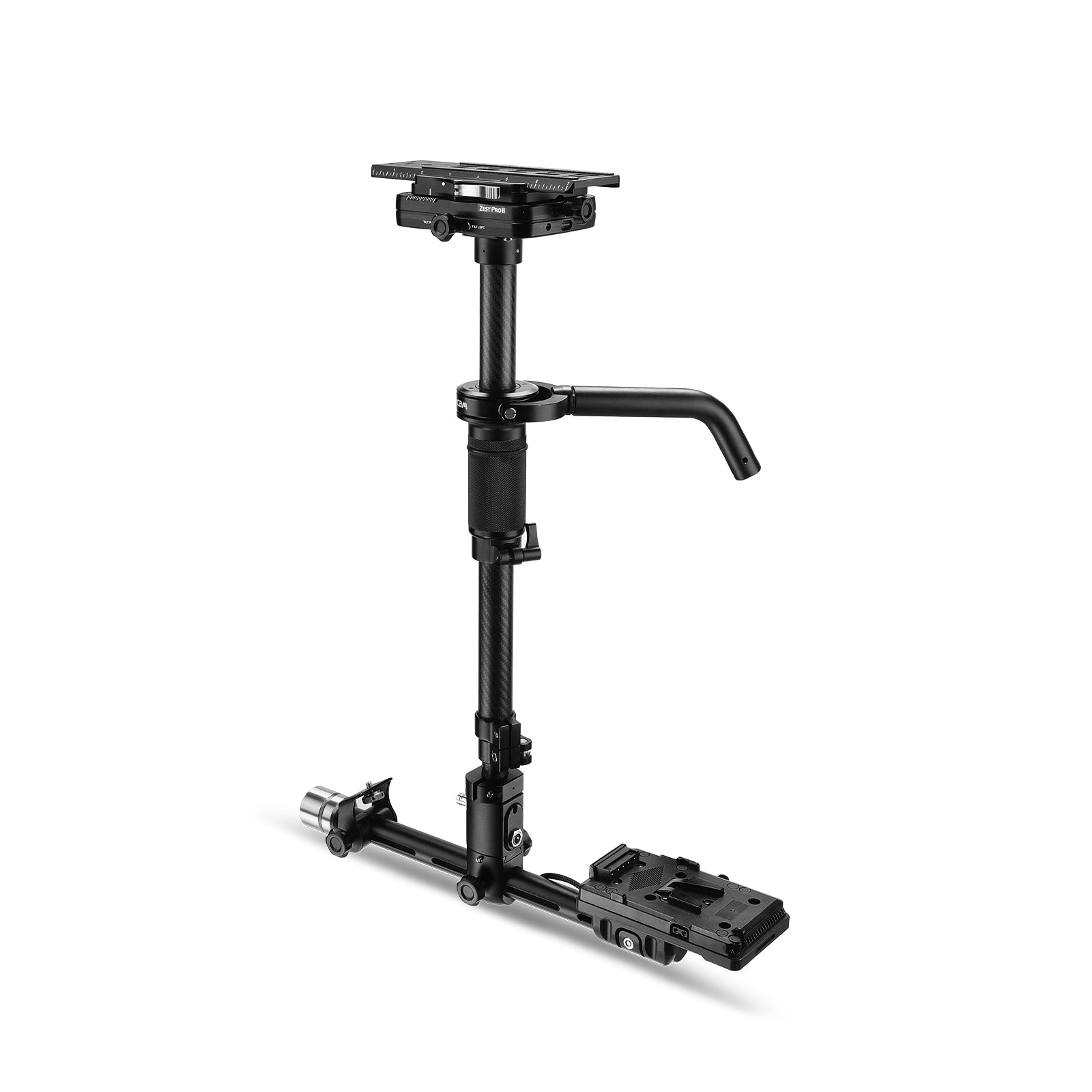Zest Pro II Electronic Video Camera Handheld Stabilizer | Payload 9kg/20lb