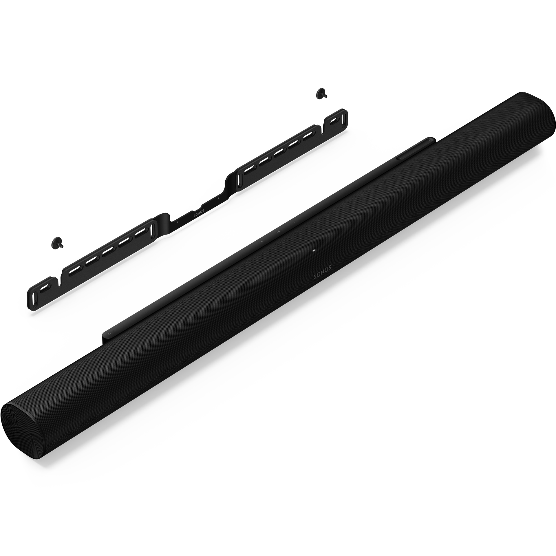 Set of a black Arc Ultra with a custom-made wall mount