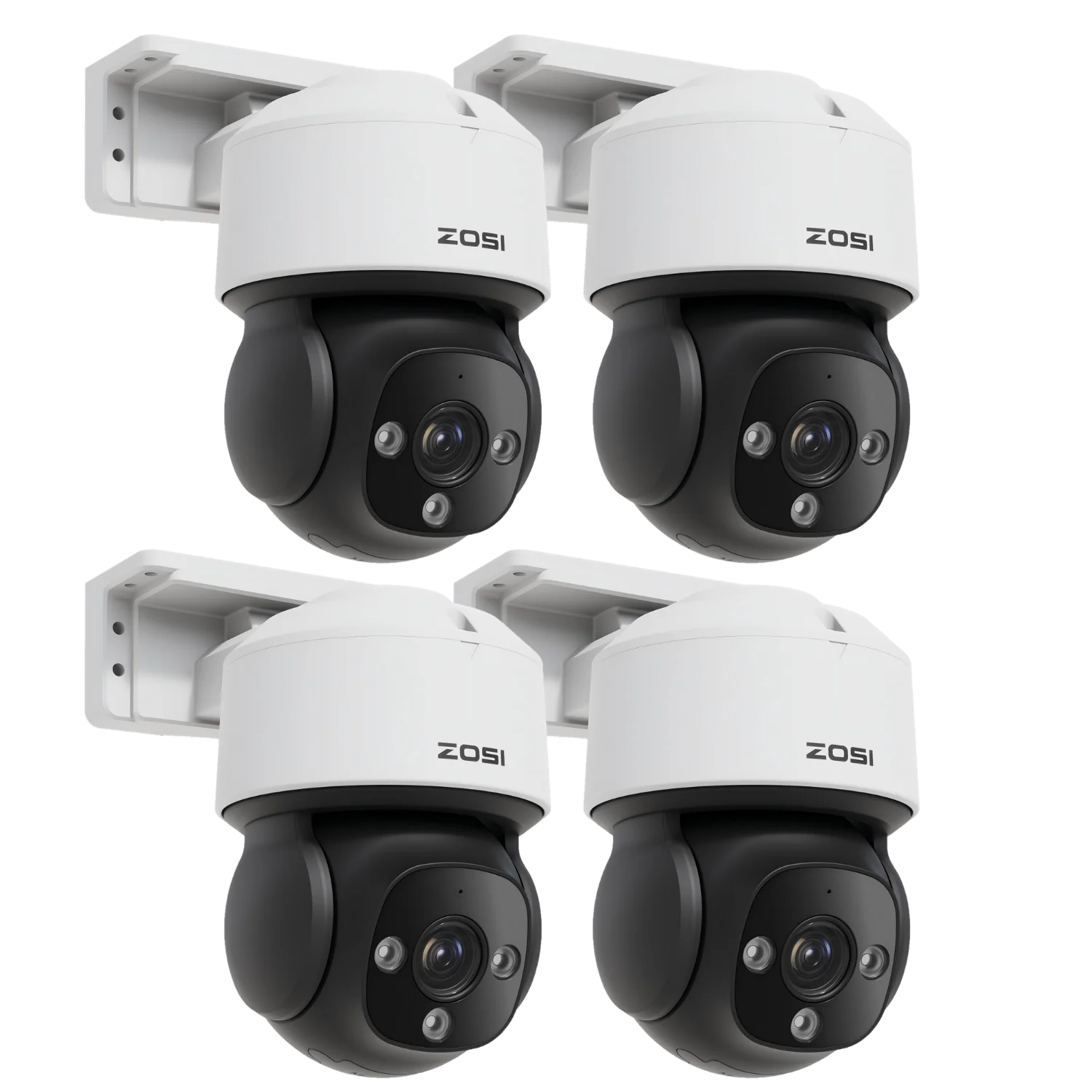 C290M 4K PT PoE Camera with IR Night Vision — 4-Camera Pack