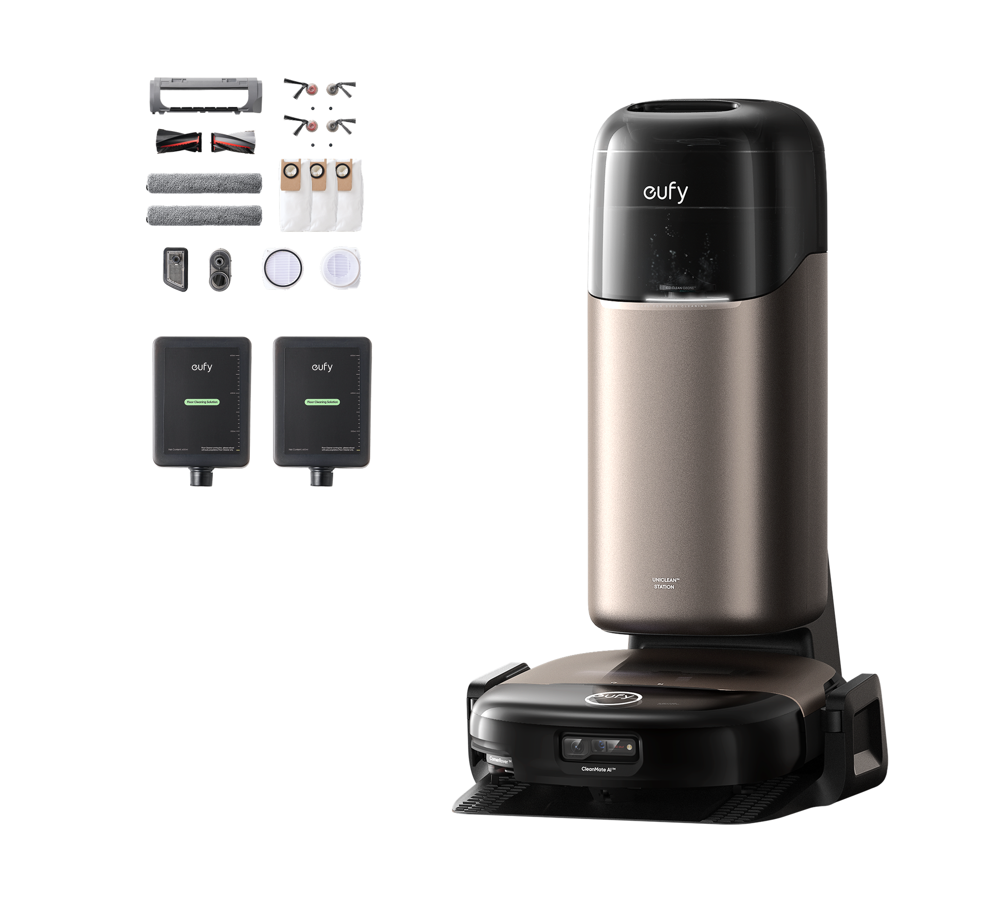 Eufy Omni S2 + Accessory Kit + Hard Floor Cleaner * 2