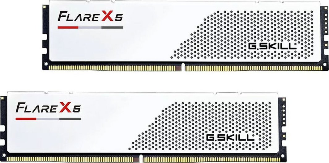Flare X5 White 32GB DDR5-6000 Memory Kit — F5-6000J3636F16GX2-FX5W